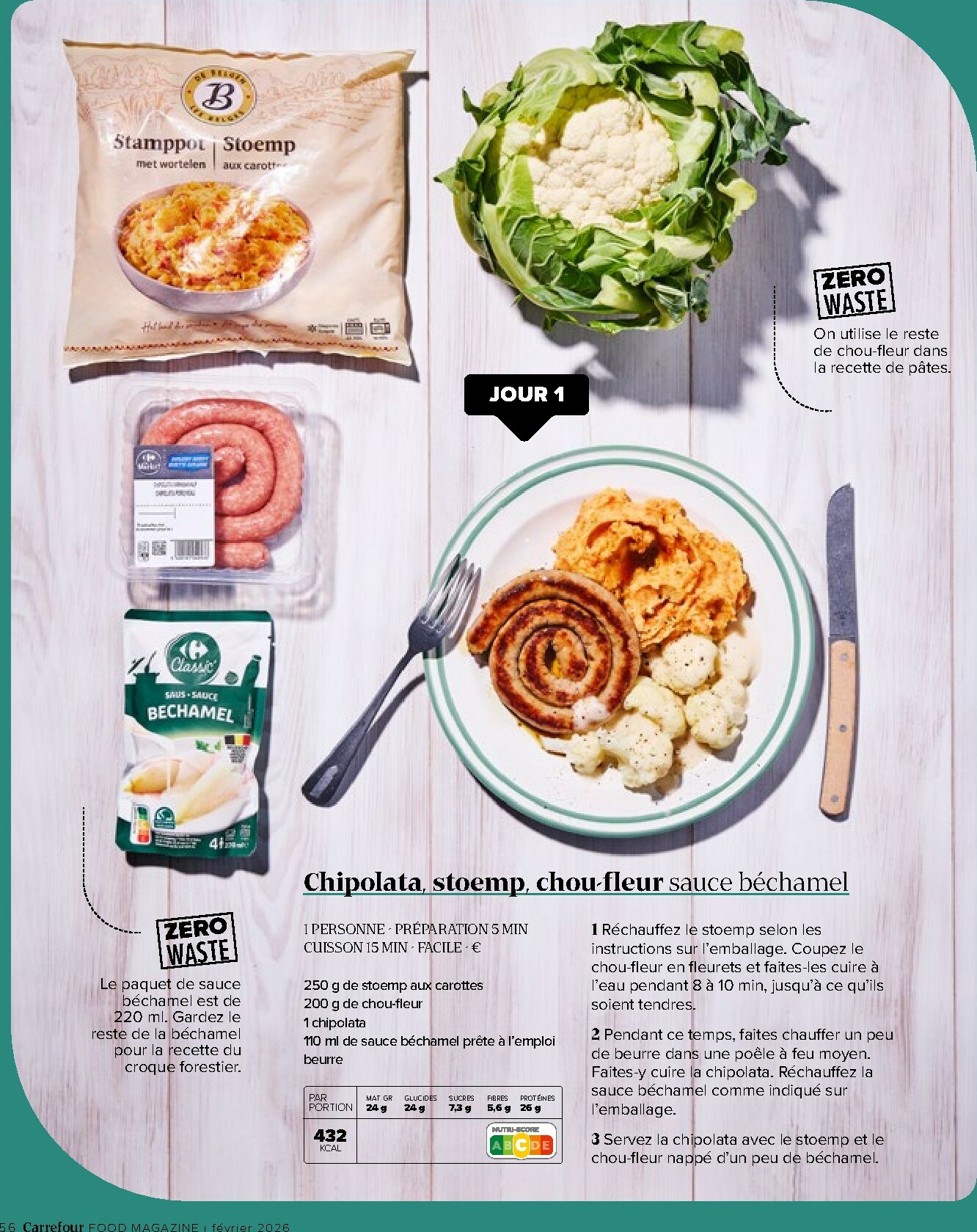 carrefour - De Carrefour - Food Magazine folder geldig vanaf 22/01 t/m 19/03 - page: 56