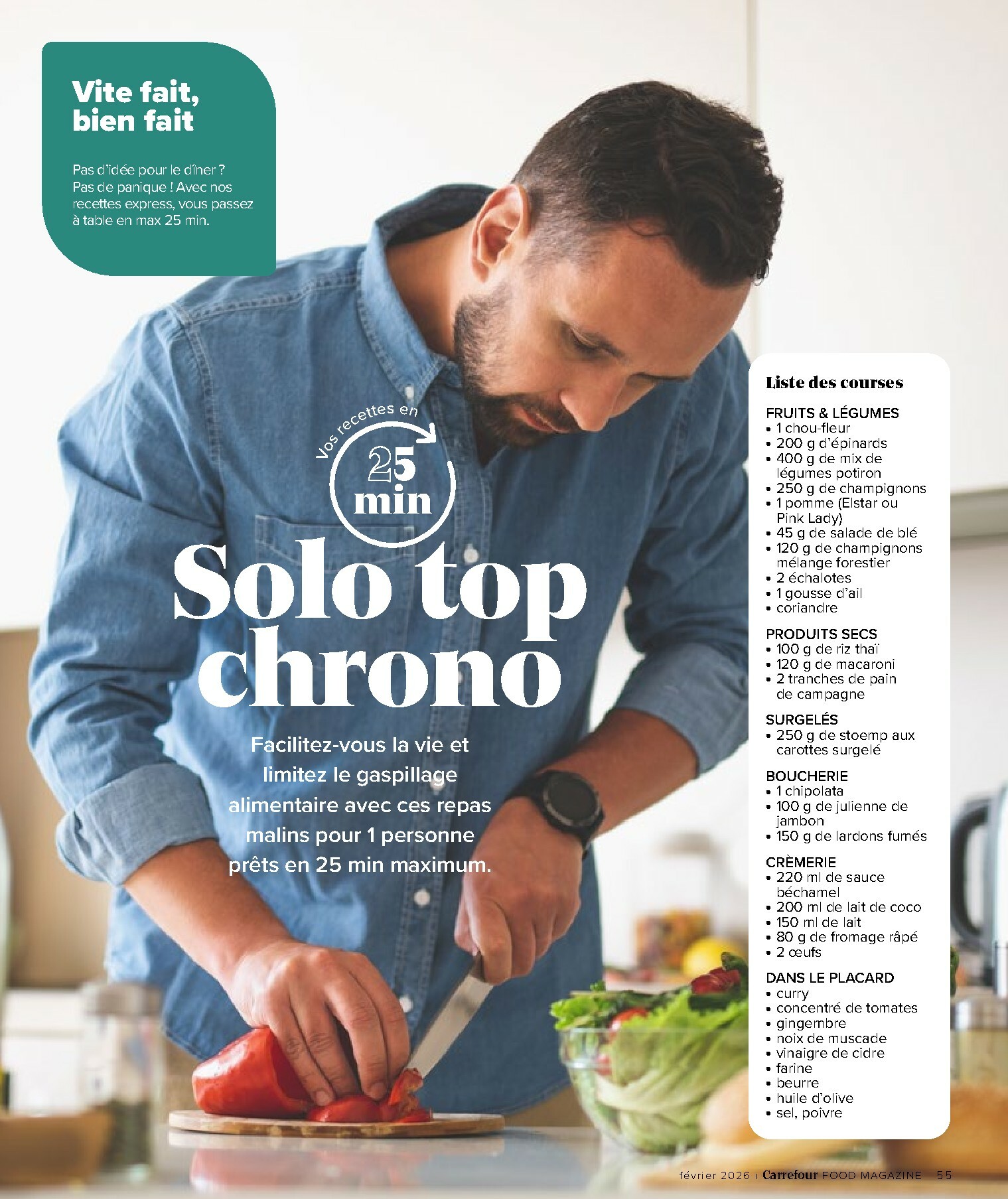 carrefour - De Carrefour - Food Magazine folder geldig vanaf 22/01 t/m 19/03 - page: 55