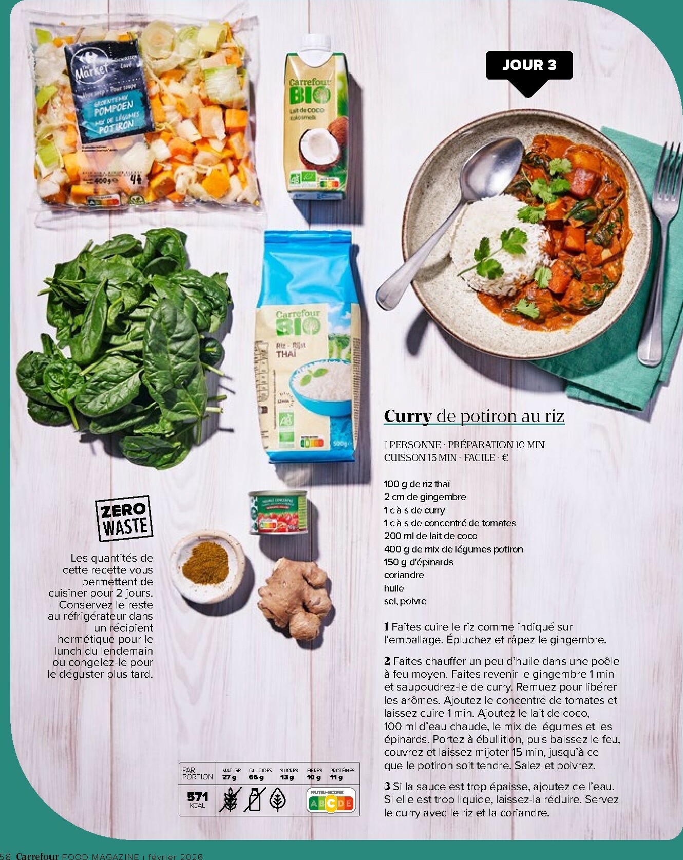 carrefour - De Carrefour - Food Magazine folder geldig vanaf 22/01 t/m 19/03 - page: 58