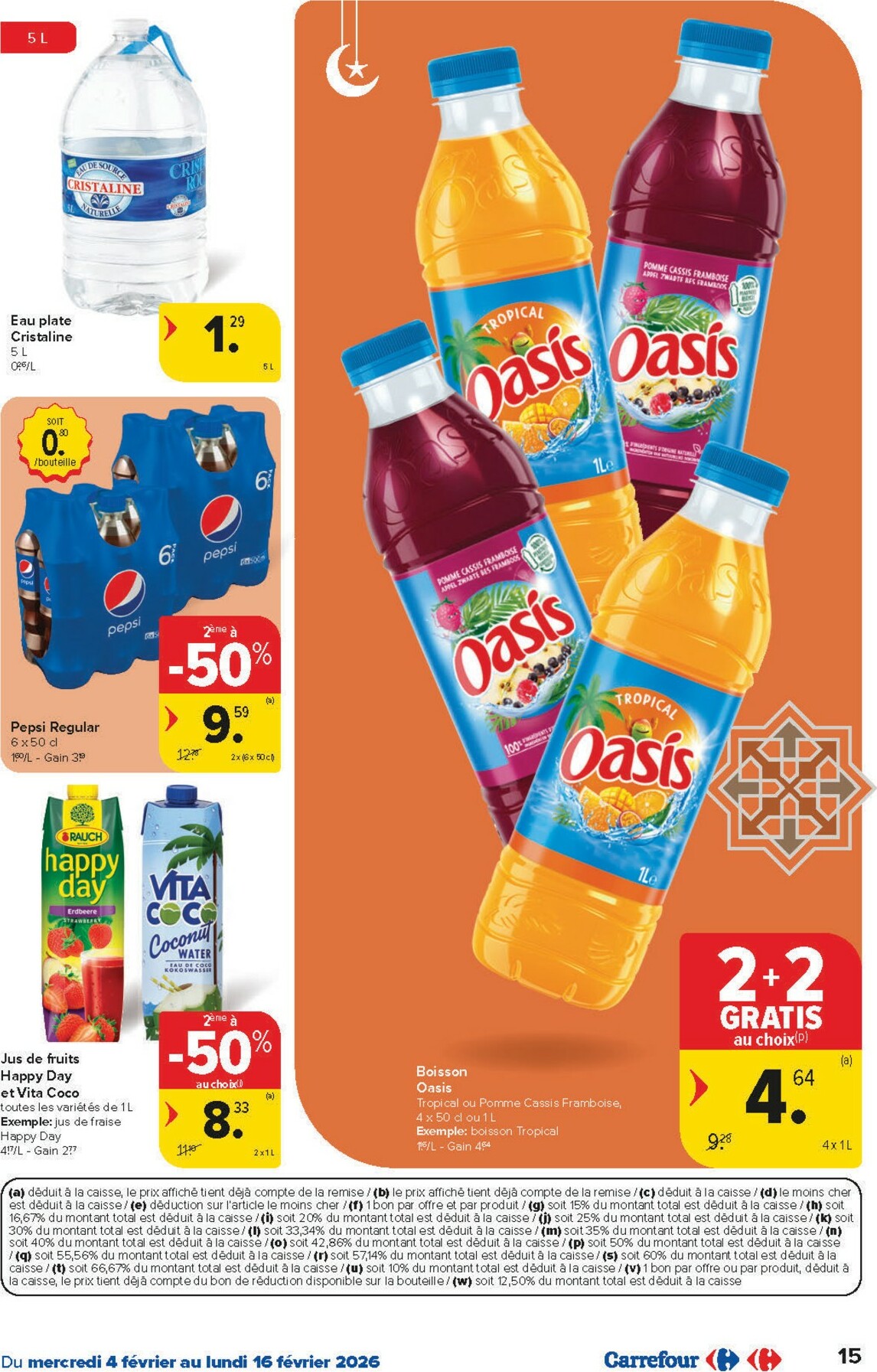 carrefour - De Carrefour - Saveurs d'Orient folder geldig vanaf 04/02/2026 t/m 16/02/2026 - page: 15