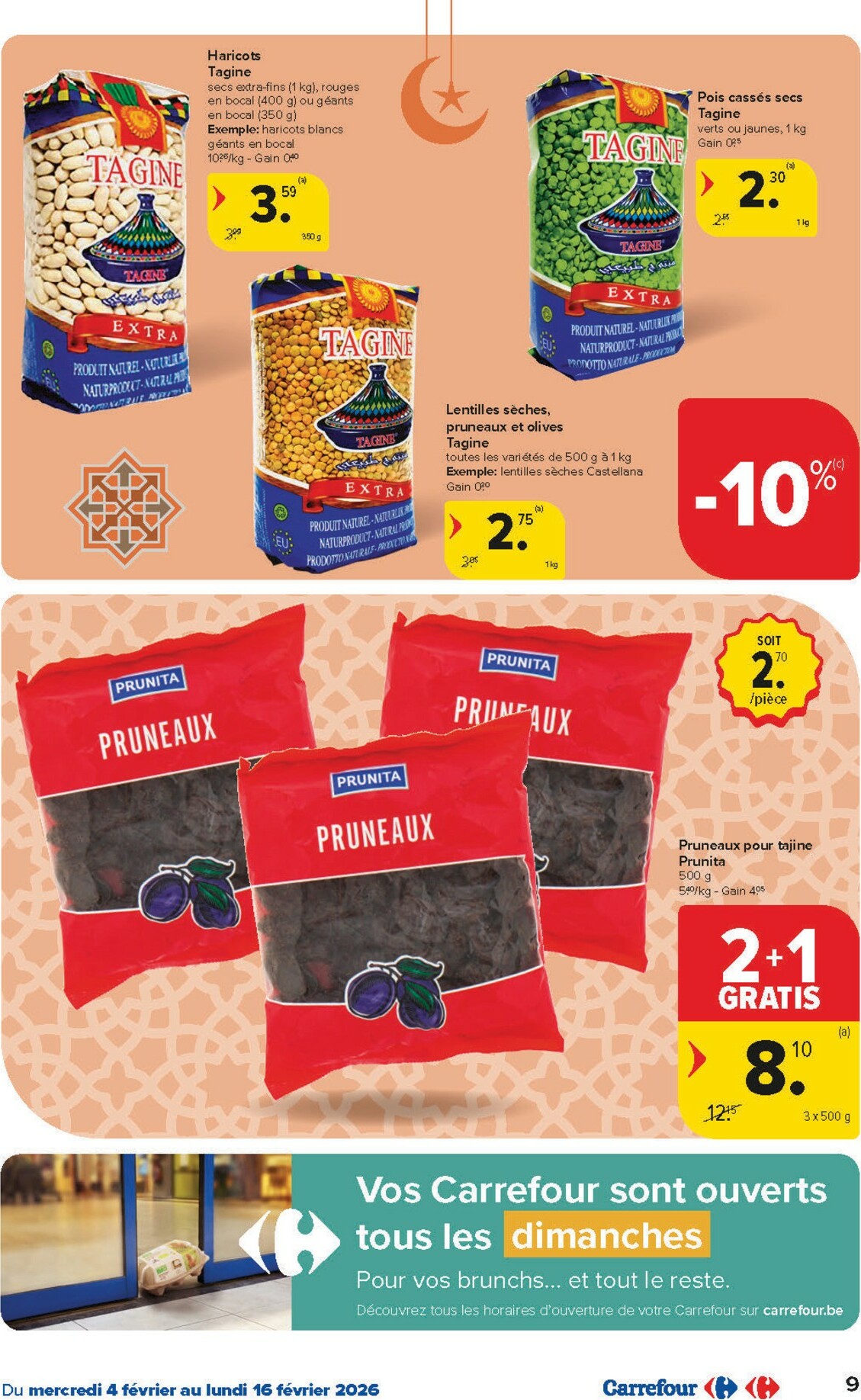 carrefour - De Carrefour - Saveurs d'Orient folder geldig vanaf 04/02/2026 t/m 16/02/2026 - page: 9
