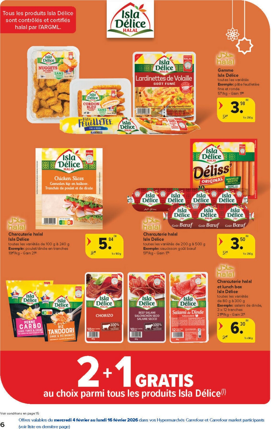 carrefour - De Carrefour - Saveurs d'Orient folder geldig vanaf 04/02/2026 t/m 16/02/2026 - page: 6