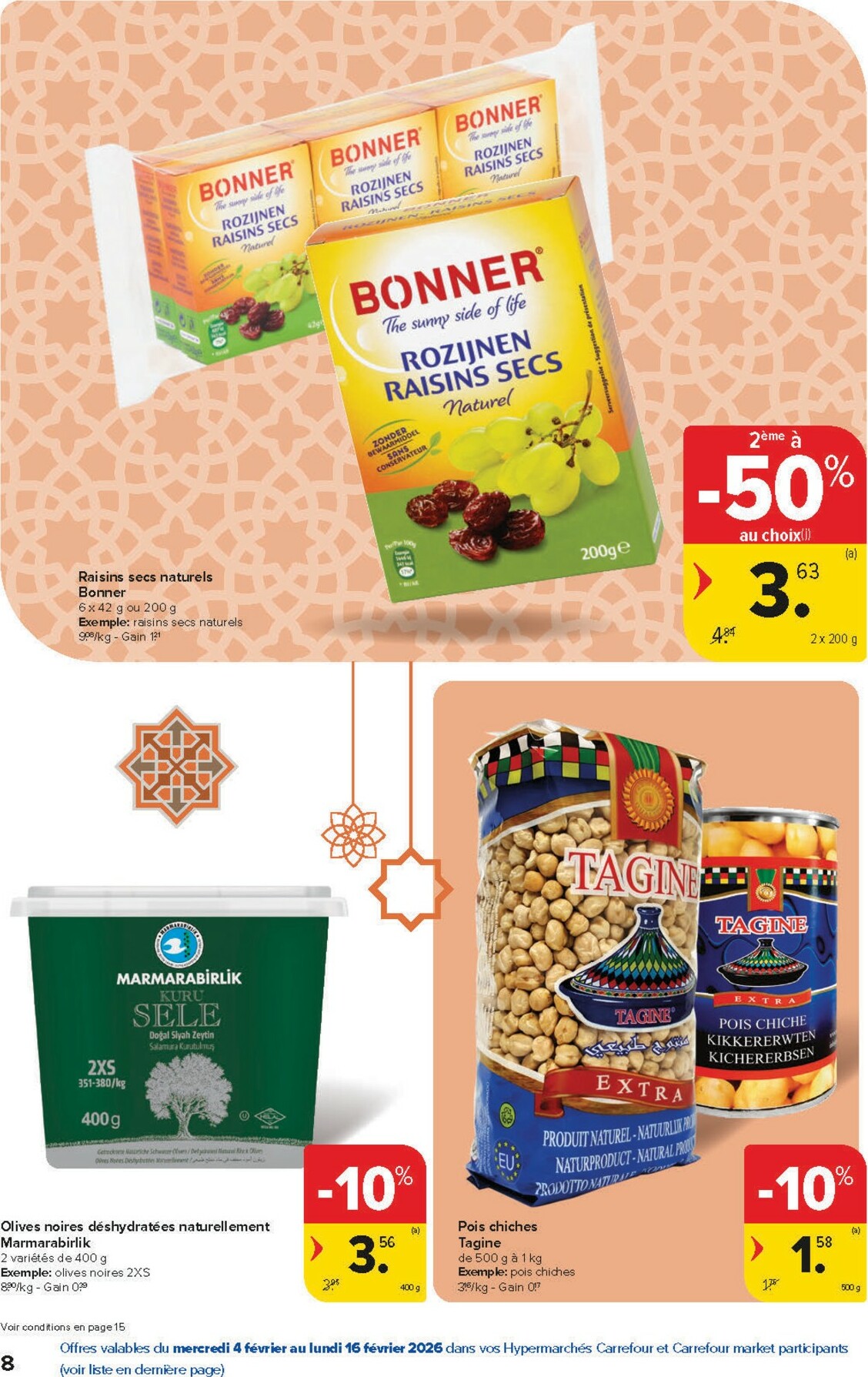 carrefour - De Carrefour - Saveurs d'Orient folder geldig vanaf 04/02/2026 t/m 16/02/2026 - page: 8