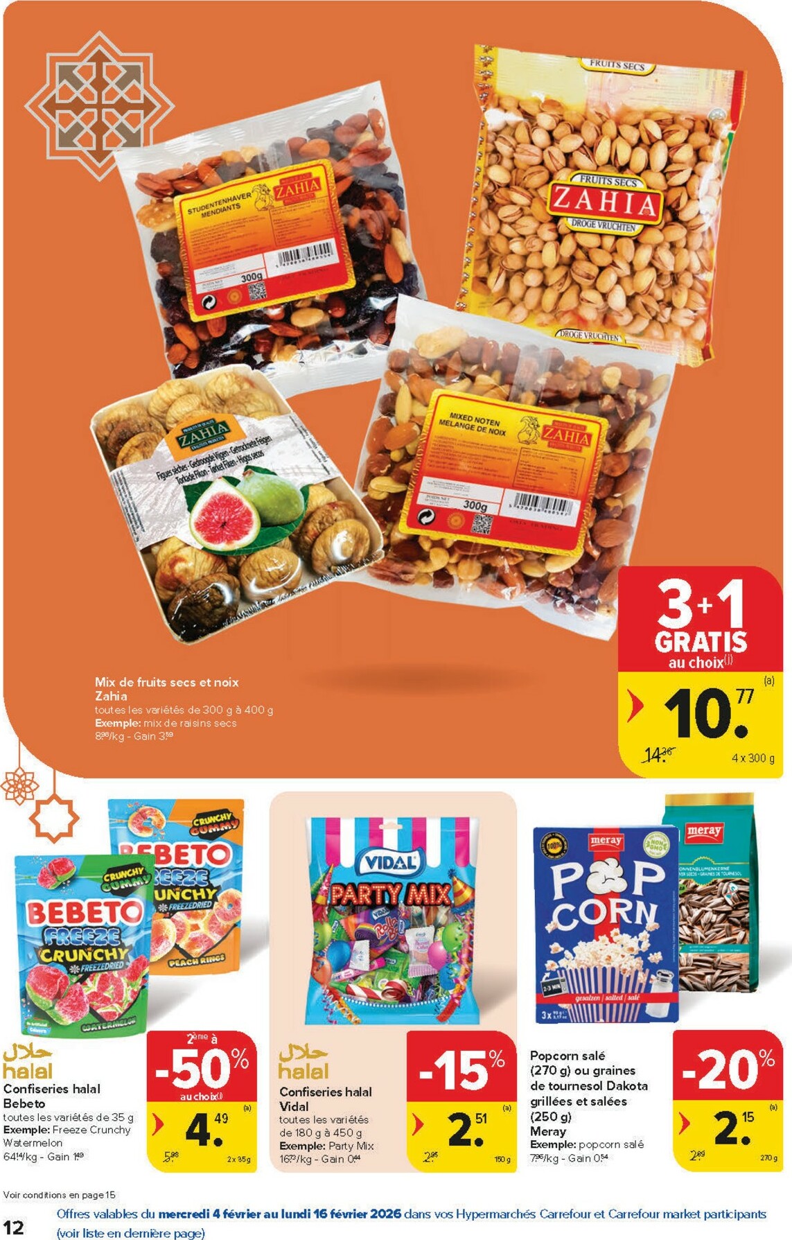 carrefour - De Carrefour - Saveurs d'Orient folder geldig vanaf 04/02/2026 t/m 16/02/2026 - page: 12
