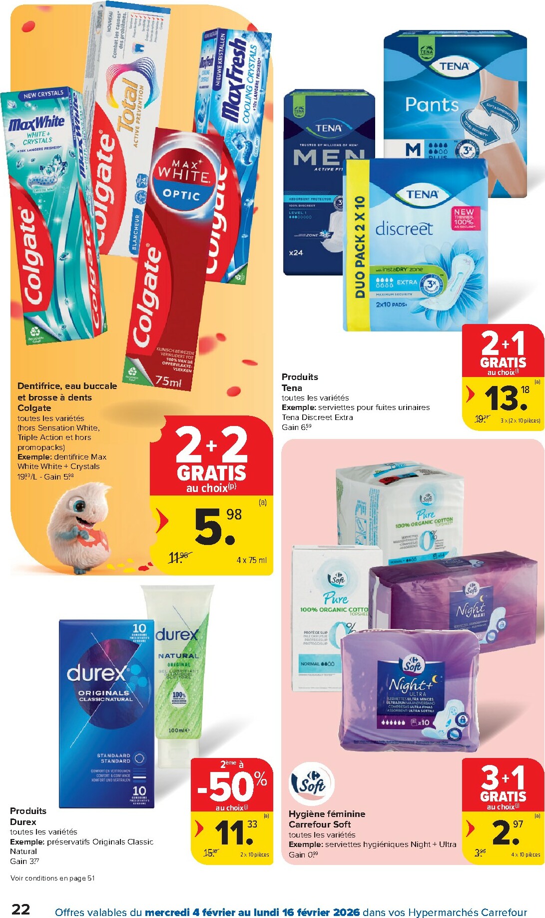 carrefour - De Carrefour Hypermarchés folder geldig vanaf 04/02/2026 t/m 16/02/2026 - page: 22