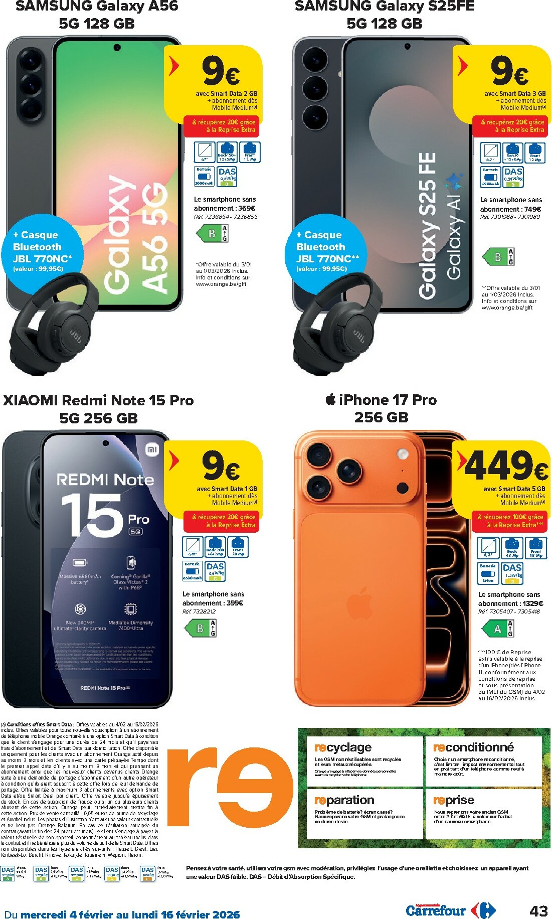 carrefour - De Carrefour Hypermarchés folder geldig vanaf 04/02/2026 t/m 16/02/2026 - page: 43