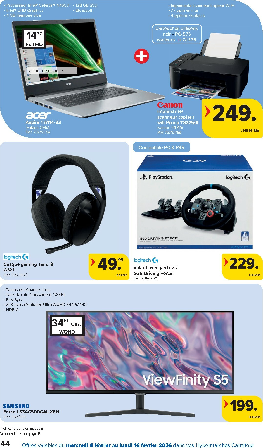 carrefour - De Carrefour Hypermarchés folder geldig vanaf 04/02/2026 t/m 16/02/2026 - page: 44