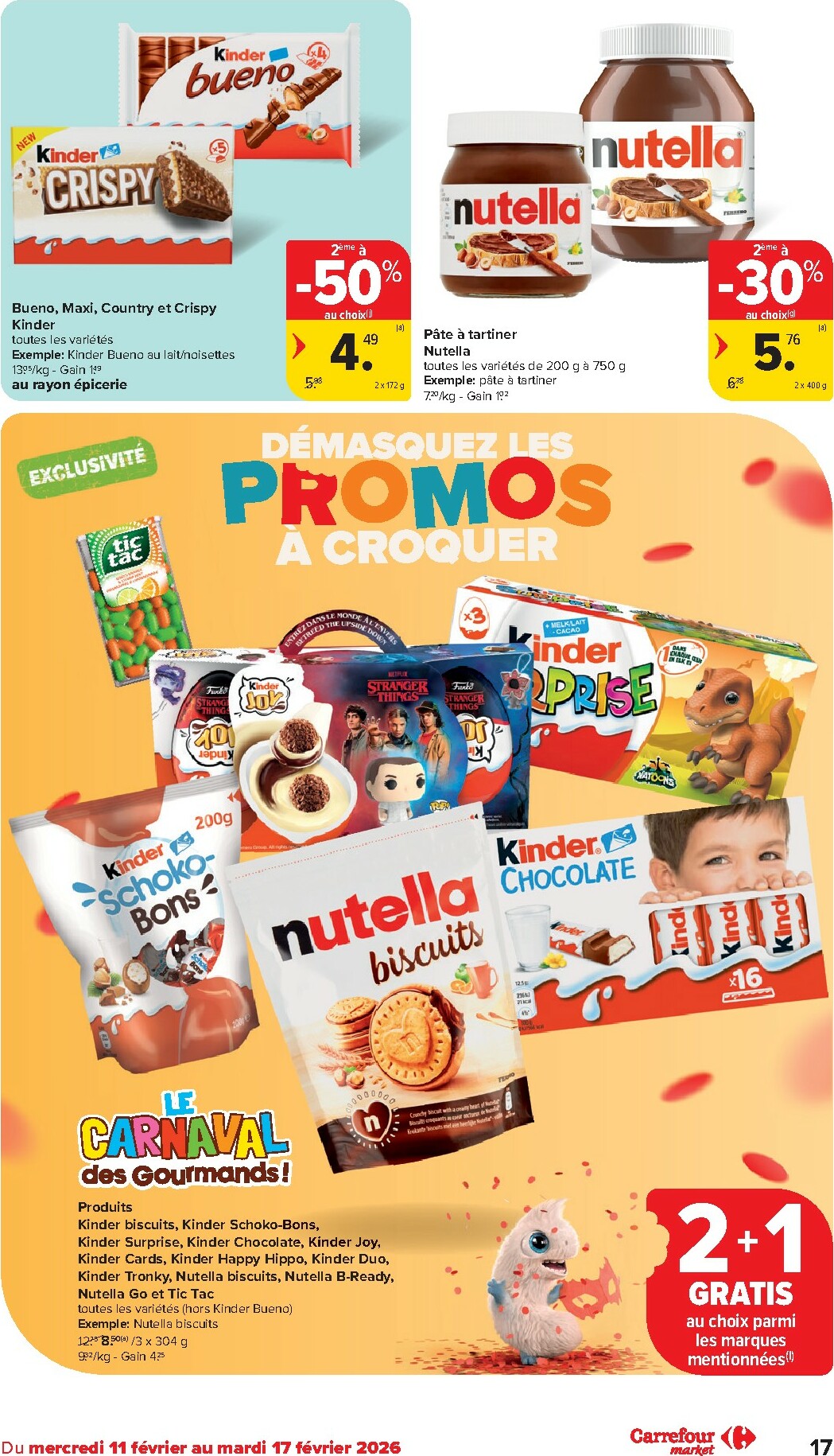 carrefour - De Carrefour Market folder geldig vanaf 11/02/2026 t/m 17/02/2026 - page: 17