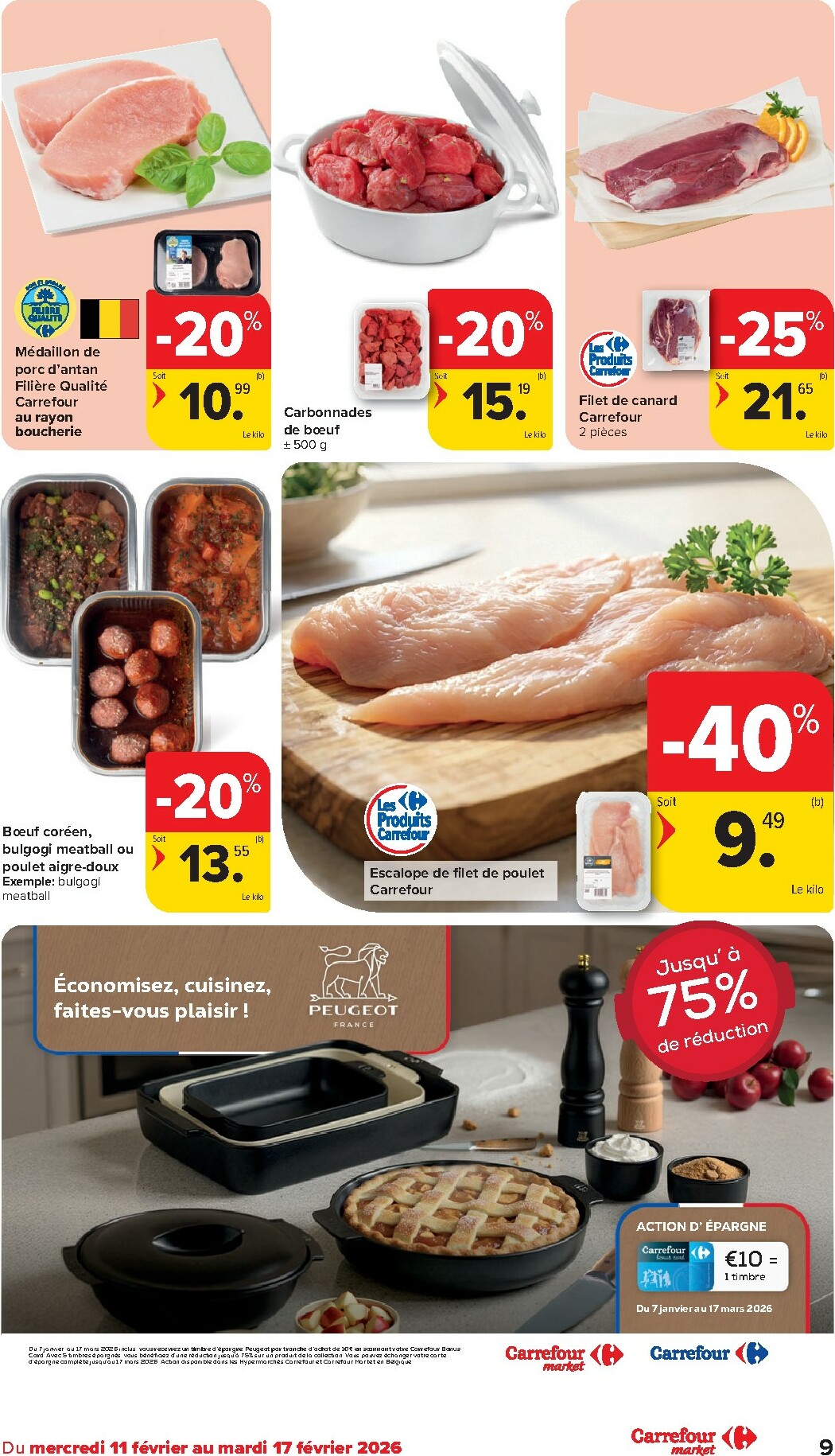 carrefour - De Carrefour Market folder geldig vanaf 11/02/2026 t/m 17/02/2026 - page: 9