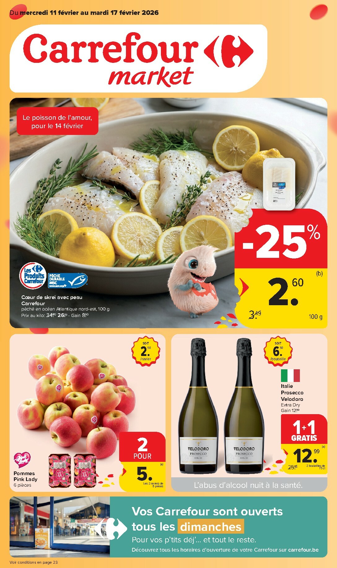 carrefour - De Carrefour Market folder geldig vanaf 11/02/2026 t/m 17/02/2026