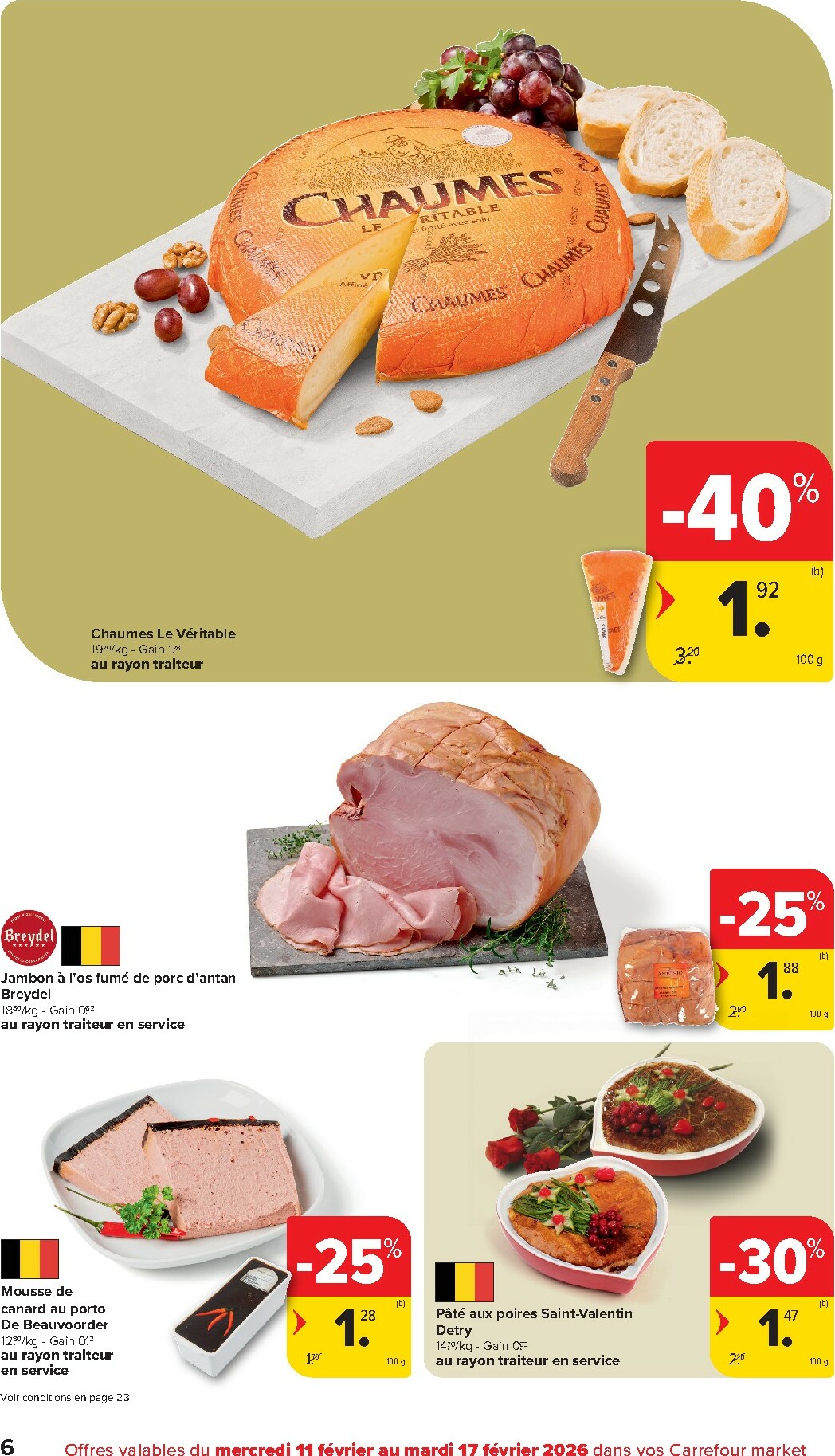 carrefour - De Carrefour Market folder geldig vanaf 11/02/2026 t/m 17/02/2026 - page: 6