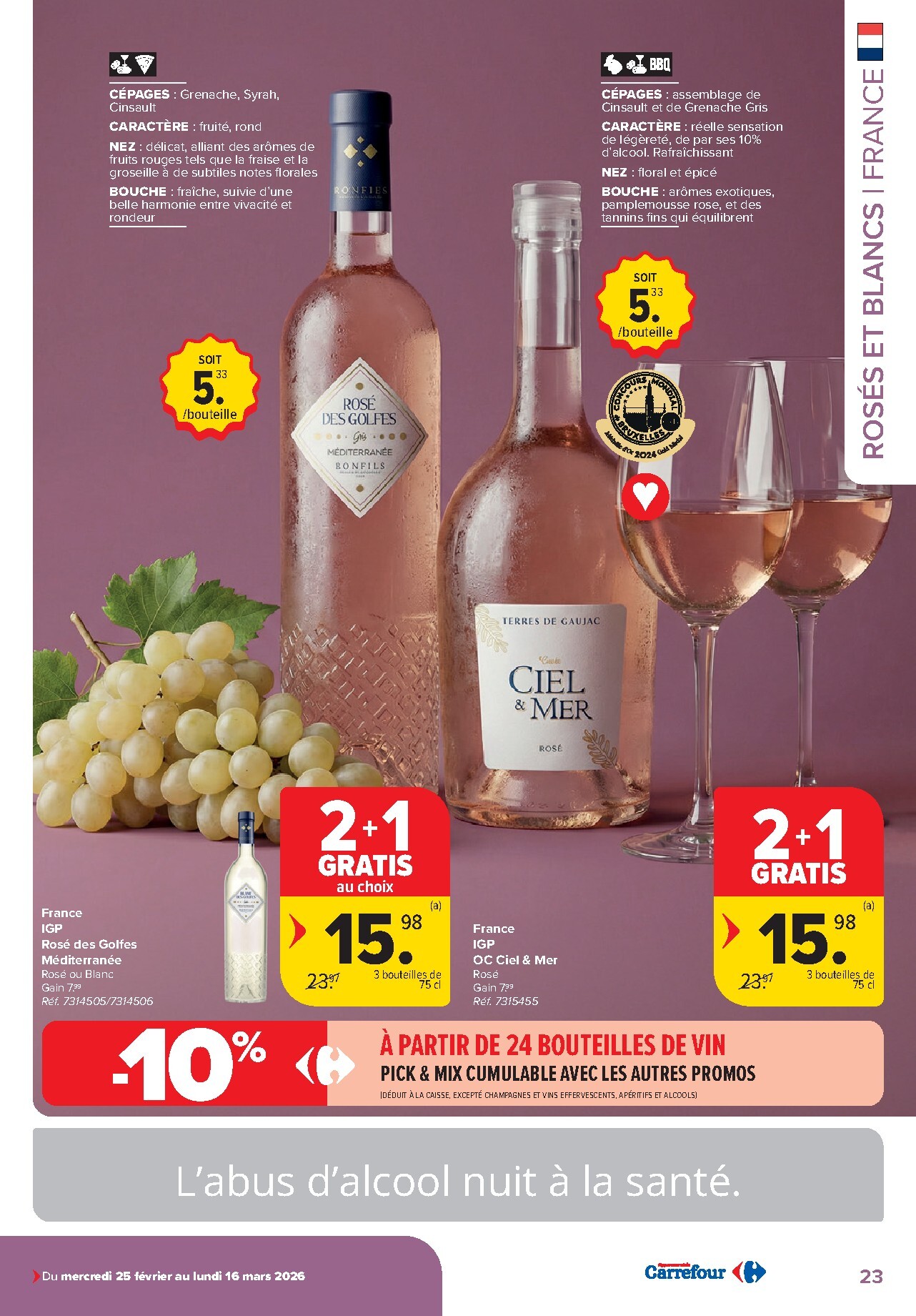 carrefour - De Carrefour - Vins folder geldig vanaf 25/02/2026 t/m 16/03/2026 - page: 23