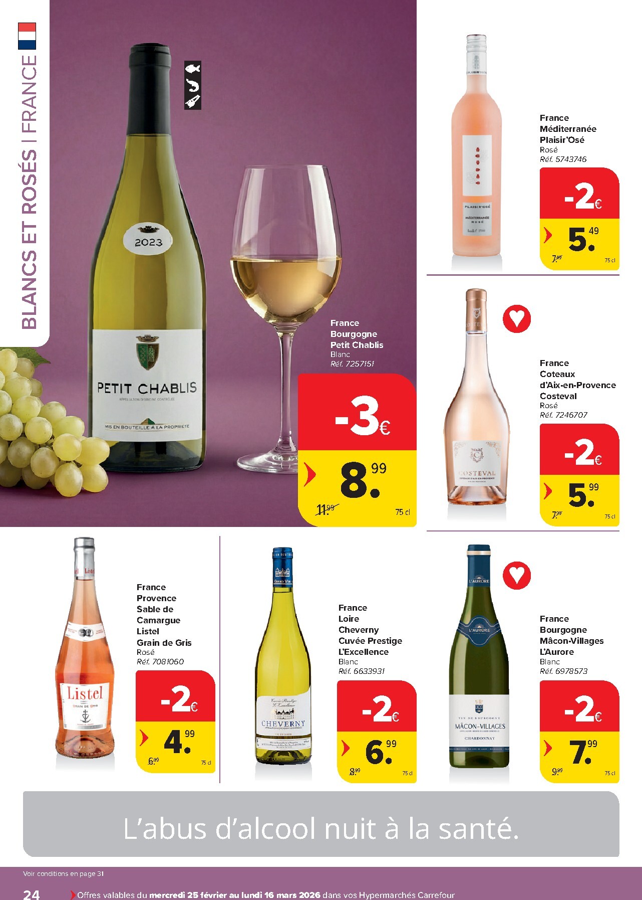 carrefour - De Carrefour - Vins folder geldig vanaf 25/02/2026 t/m 16/03/2026 - page: 24