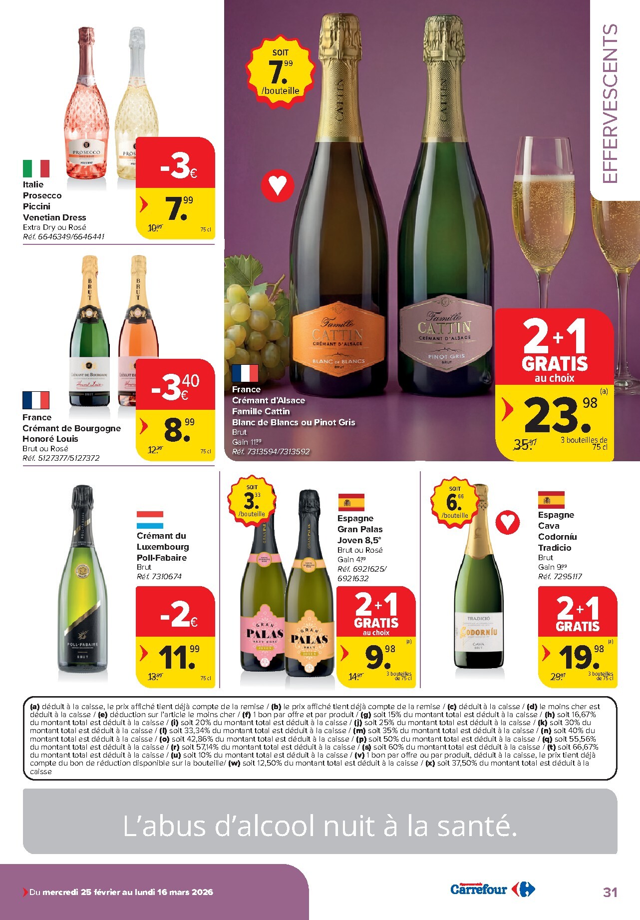 carrefour - De Carrefour - Vins folder geldig vanaf 25/02/2026 t/m 16/03/2026 - page: 31