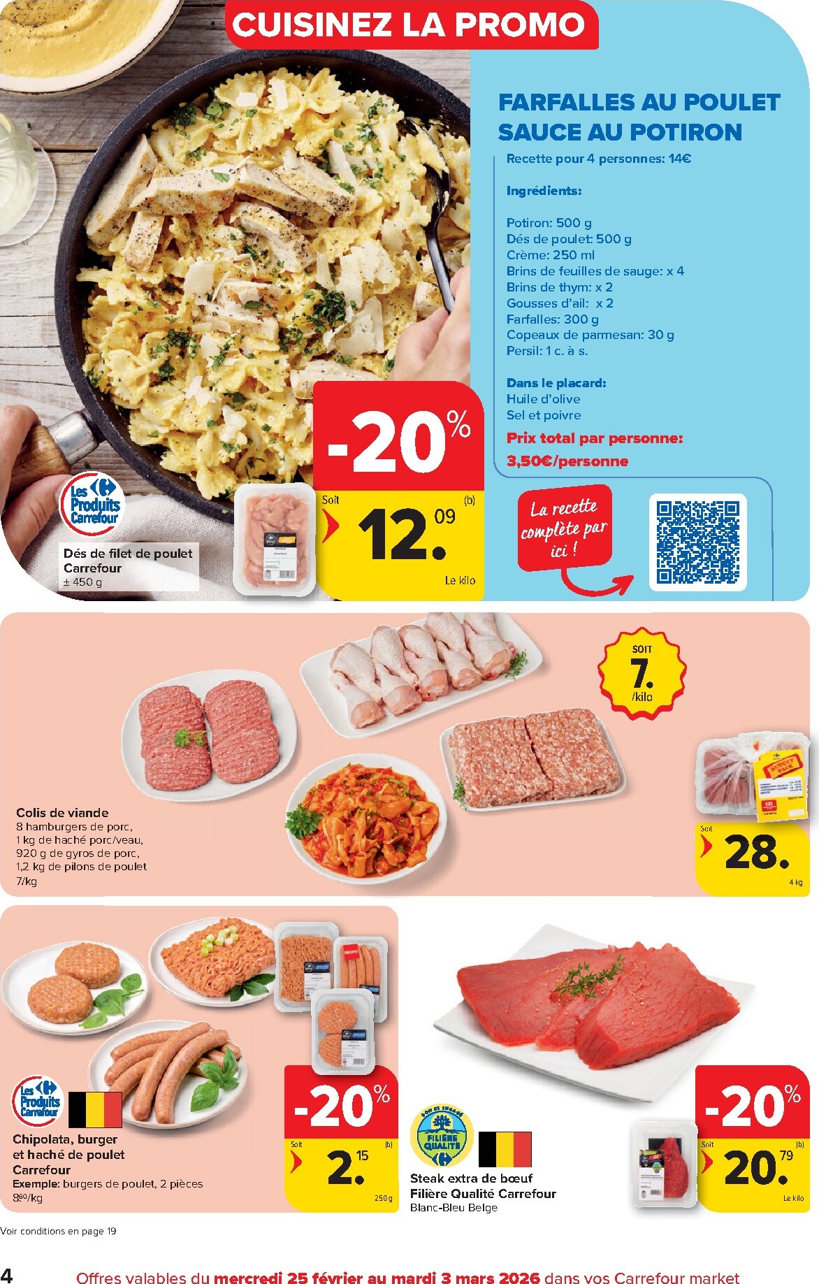 carrefour - De Carrefour Market folder geldig vanaf 25/02/2026 t/m 03/03/2026 - page: 4