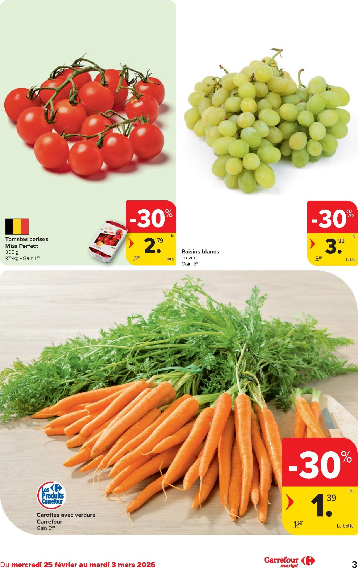 carrefour - De Carrefour Market folder geldig vanaf 25/02/2026 t/m 03/03/2026 - page: 3