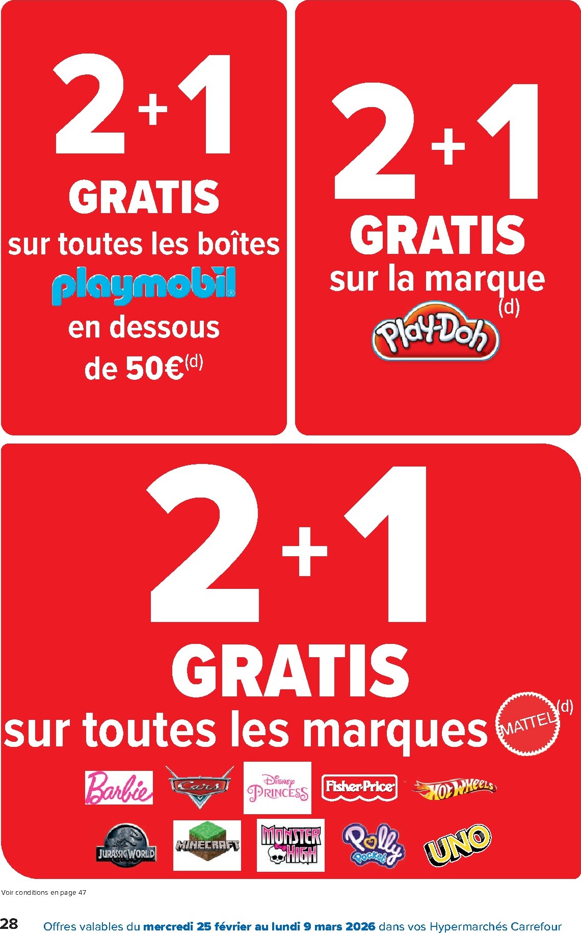 carrefour - De Carrefour Hypermarchés folder geldig vanaf 25/02/2026 t/m 09/03/2026 - page: 28