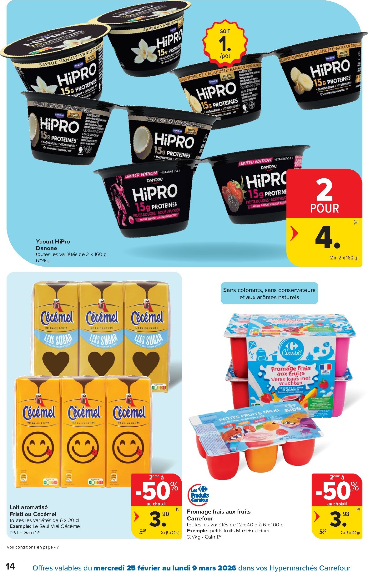 carrefour - De Carrefour Hypermarchés folder geldig vanaf 25/02/2026 t/m 09/03/2026 - page: 14