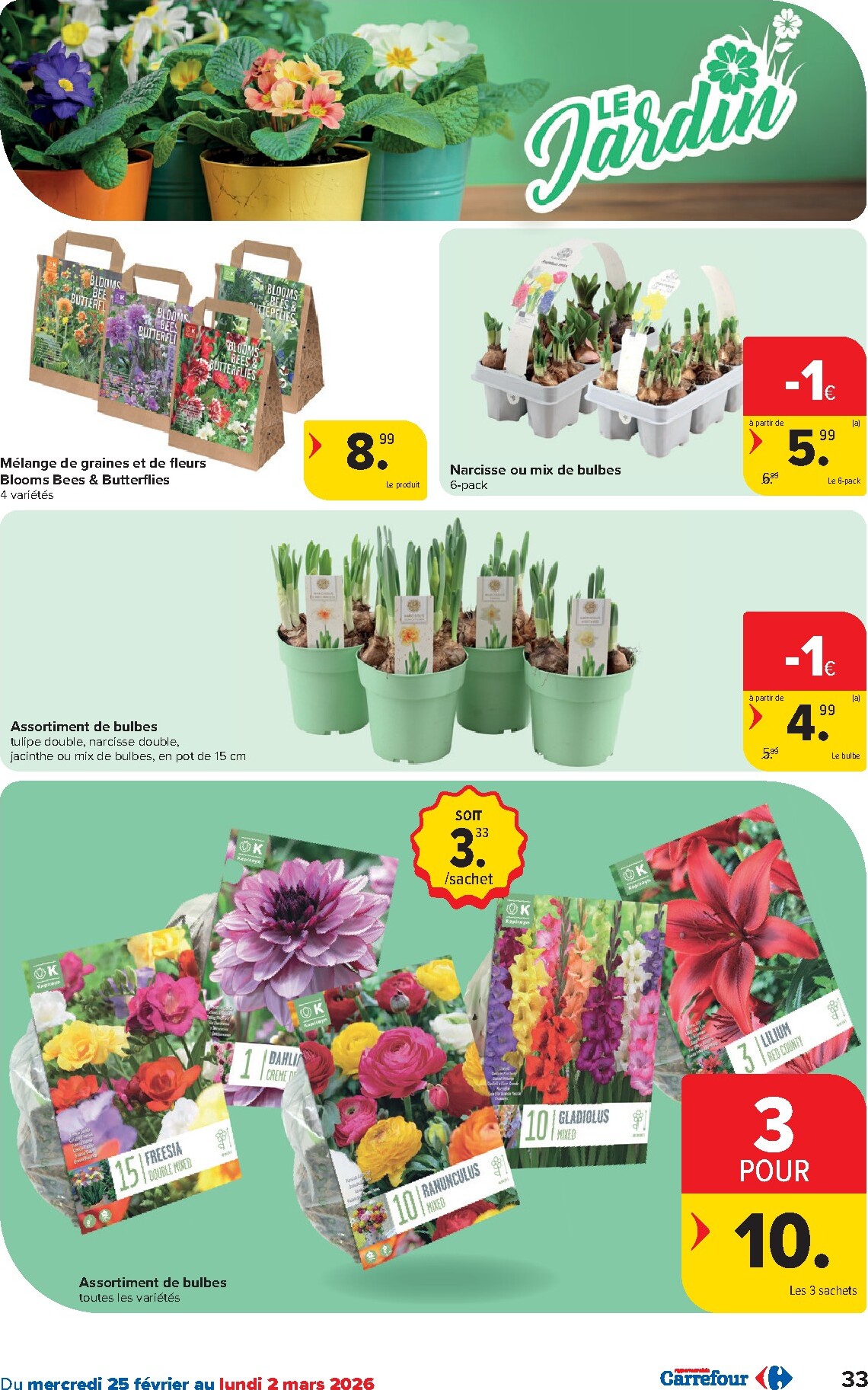 carrefour - De Carrefour Hypermarchés folder geldig vanaf 25/02/2026 t/m 09/03/2026 - page: 33