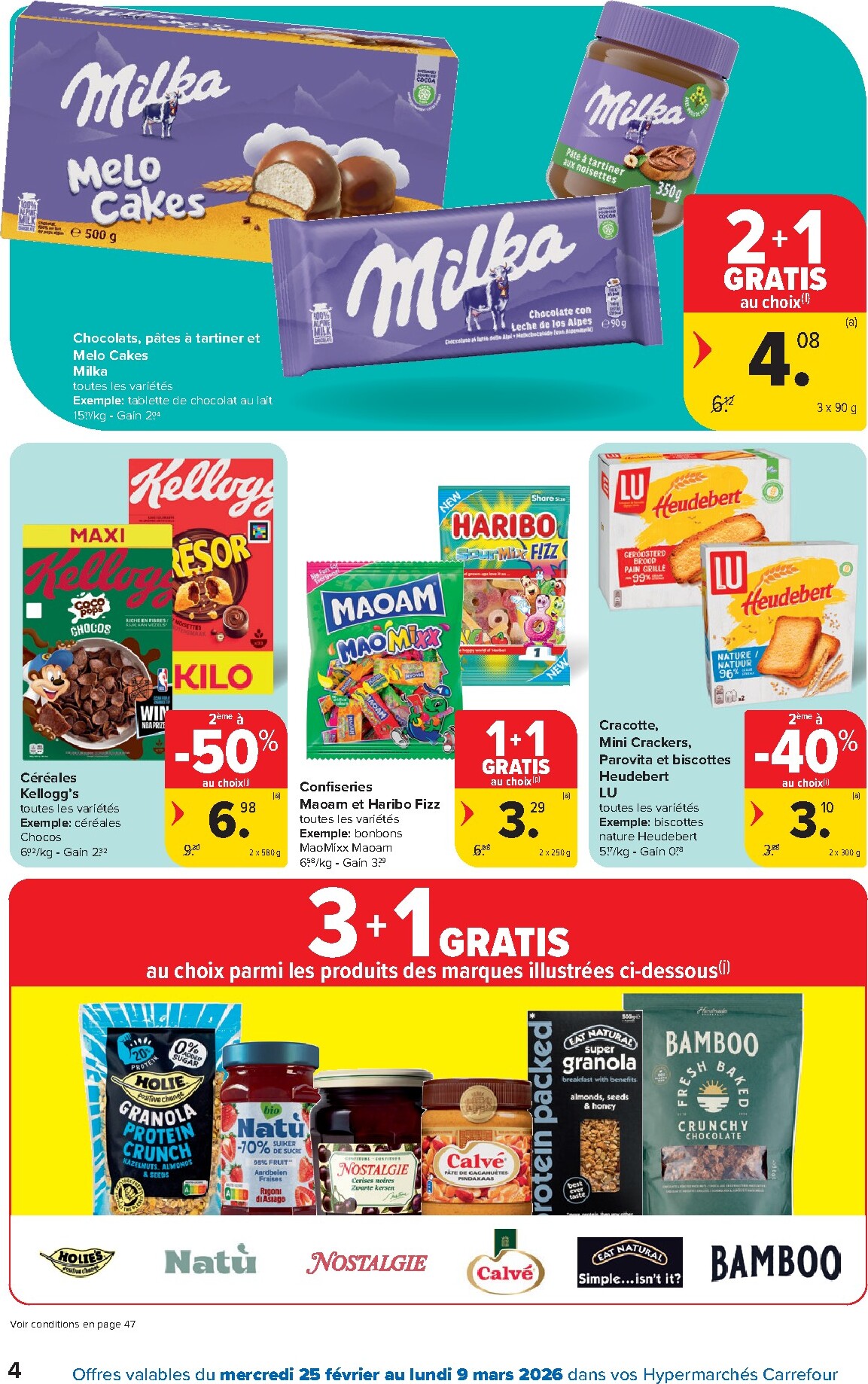 carrefour - De Carrefour Hypermarchés folder geldig vanaf 25/02/2026 t/m 09/03/2026 - page: 4