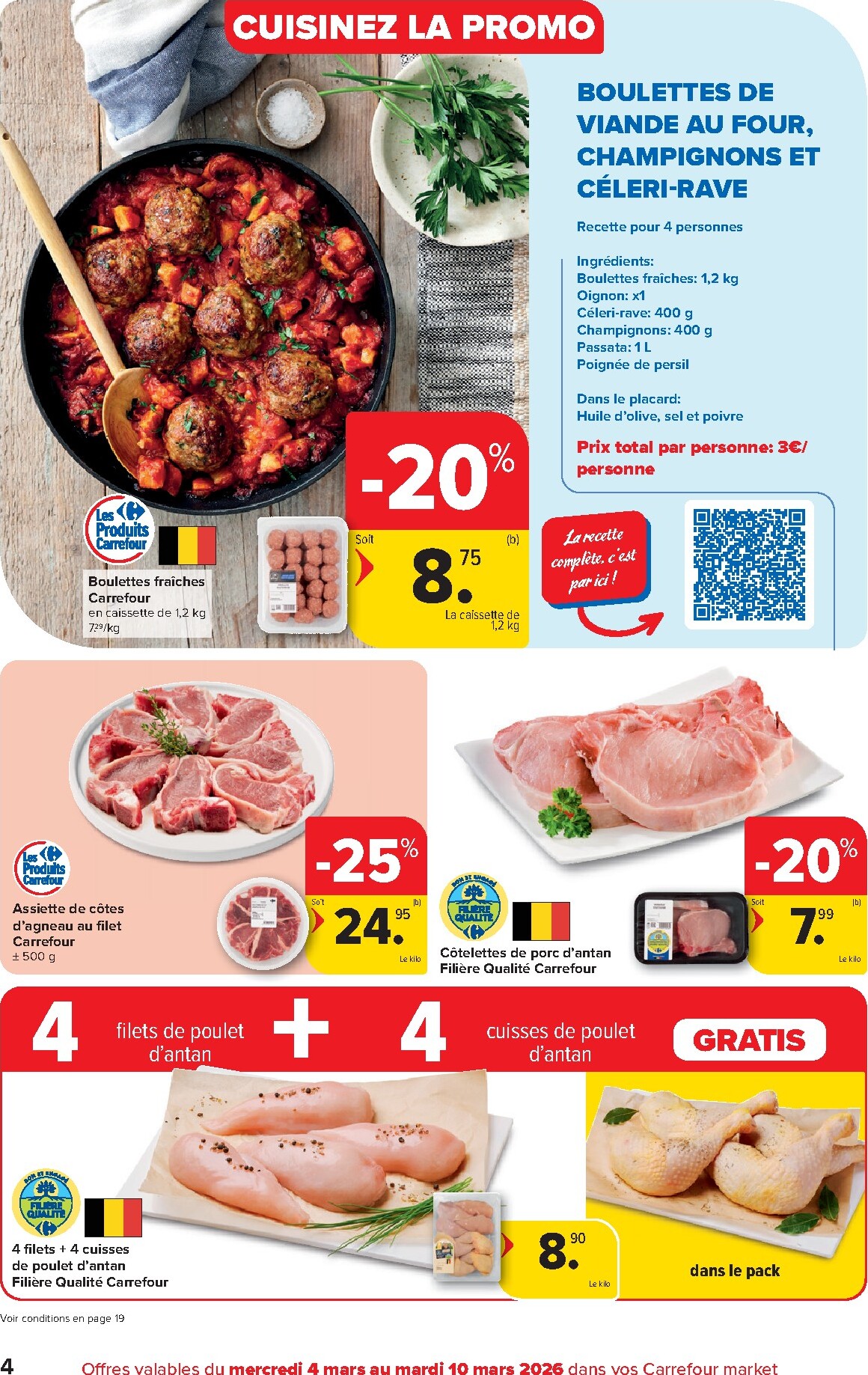 carrefour - De Carrefour Market folder geldig vanaf 04/03/2026 t/m 10/03/2026 - page: 4