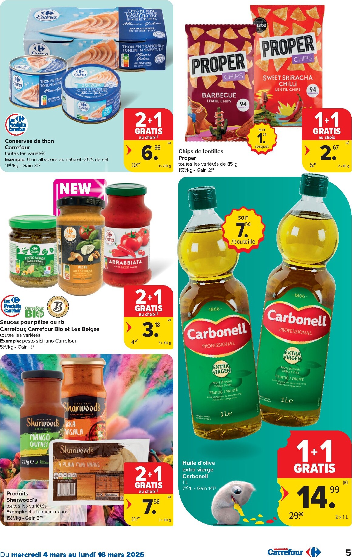 carrefour - De Carrefour Hypermarchés folder geldig vanaf 04/03/2026 t/m 16/03/2026 - page: 5