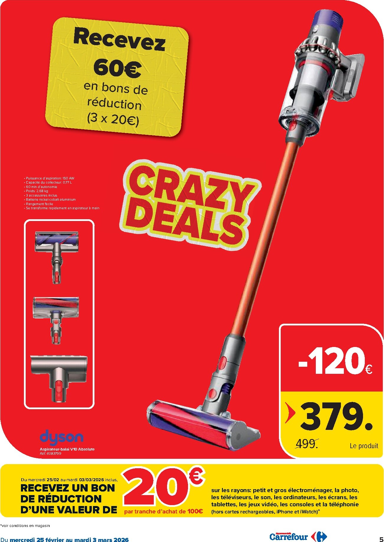 carrefour - De Carrefour Hypermarchés - Crazy Deals folder geldig vanaf 25/02/2026 t/m 03/03/2026 - page: 5
