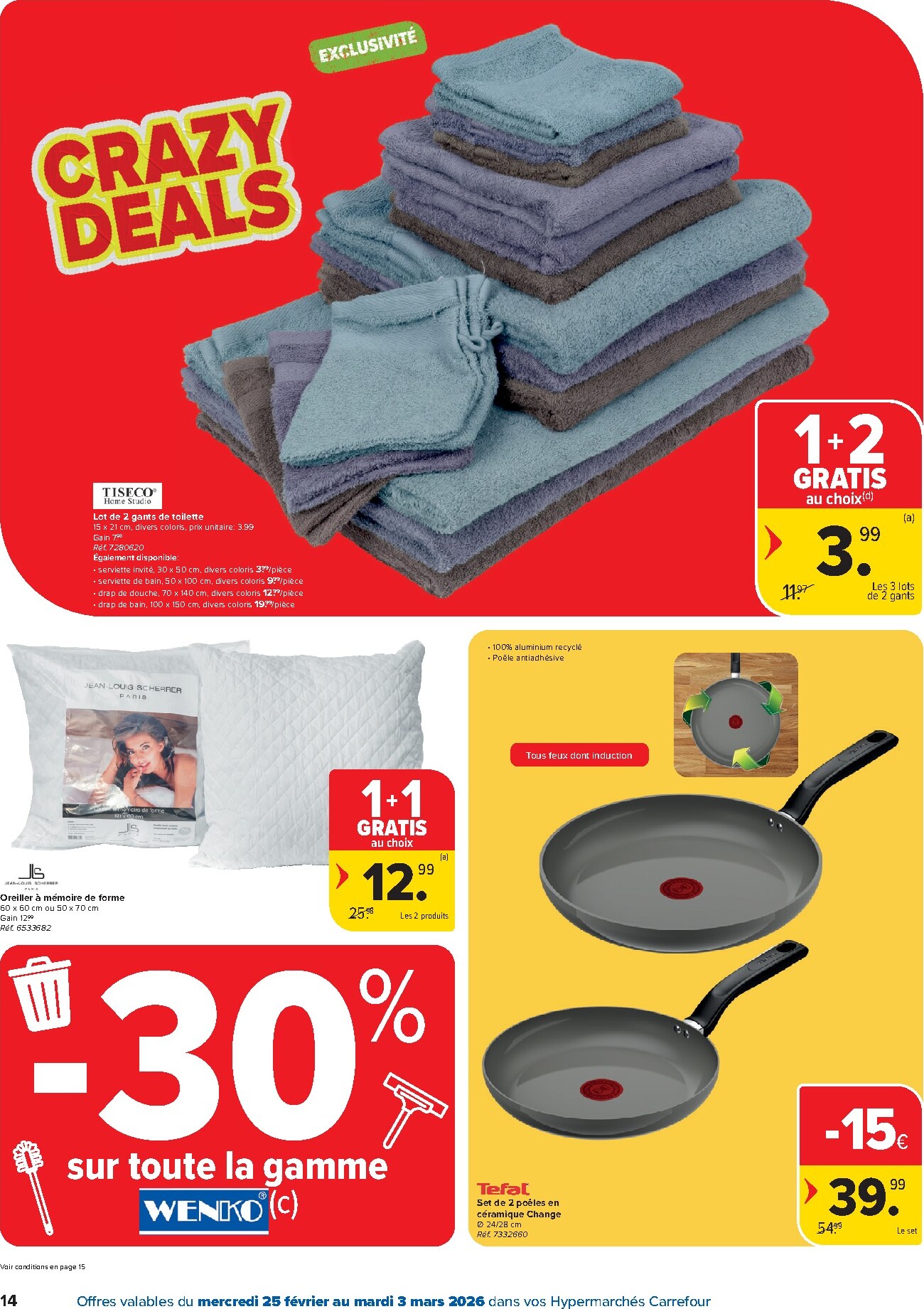 carrefour - De Carrefour Hypermarchés - Crazy Deals folder geldig vanaf 25/02/2026 t/m 03/03/2026 - page: 14