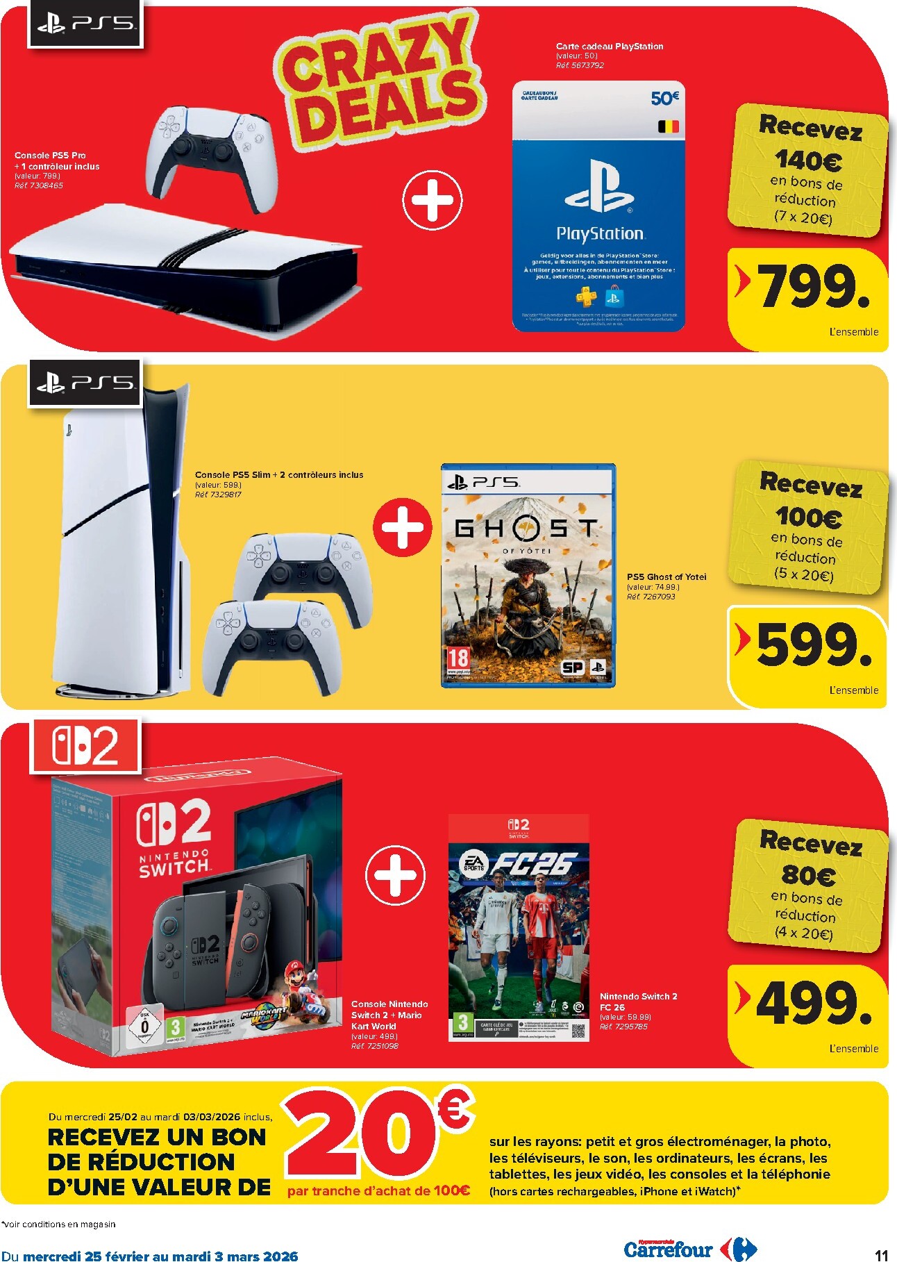 carrefour - De Carrefour Hypermarchés - Crazy Deals folder geldig vanaf 25/02/2026 t/m 03/03/2026 - page: 11