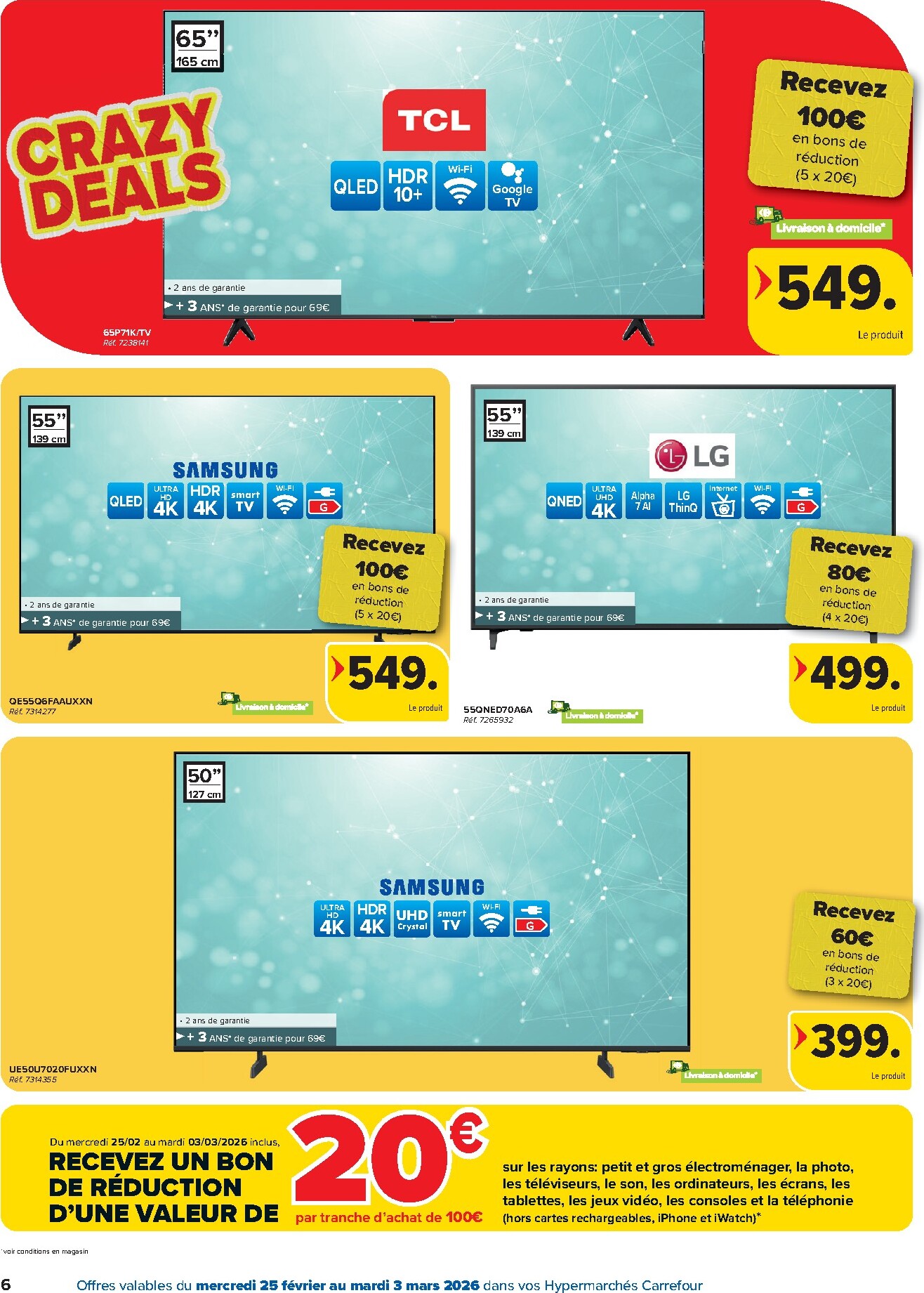 carrefour - De Carrefour Hypermarchés - Crazy Deals folder geldig vanaf 25/02/2026 t/m 03/03/2026 - page: 6