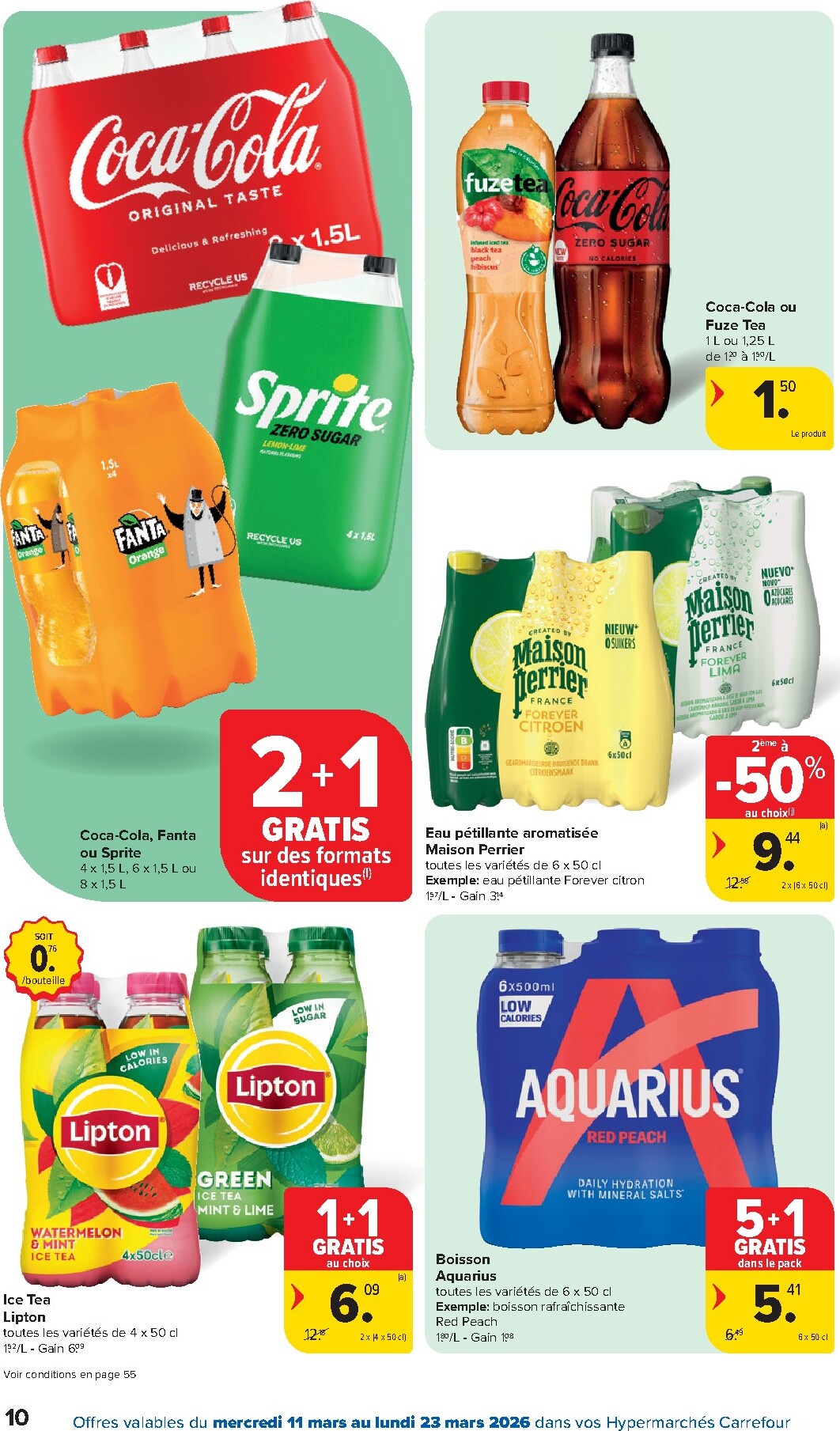 carrefour - De Carrefour Hypermarchés folder geldig vanaf 11/03/2026 t/m 23/03/2026 - page: 10