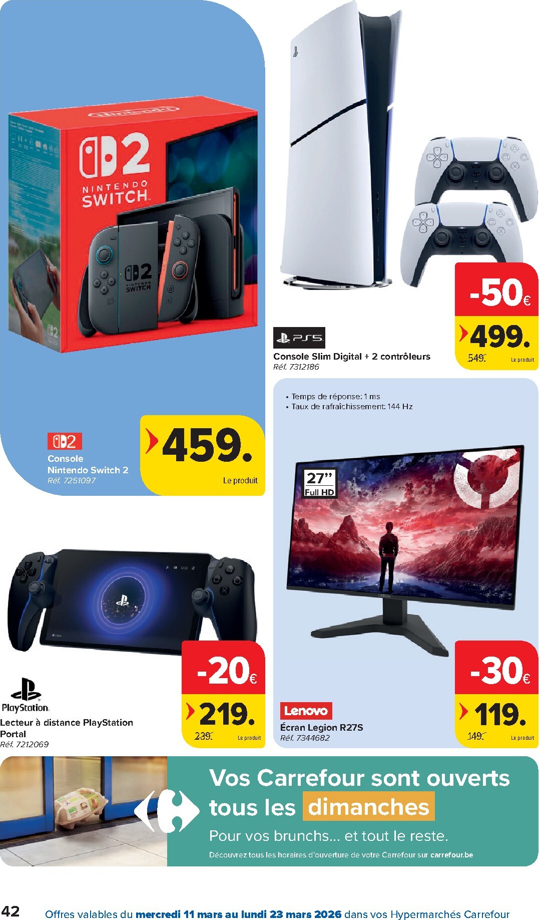 carrefour - De Carrefour Hypermarchés folder geldig vanaf 11/03/2026 t/m 23/03/2026 - page: 42