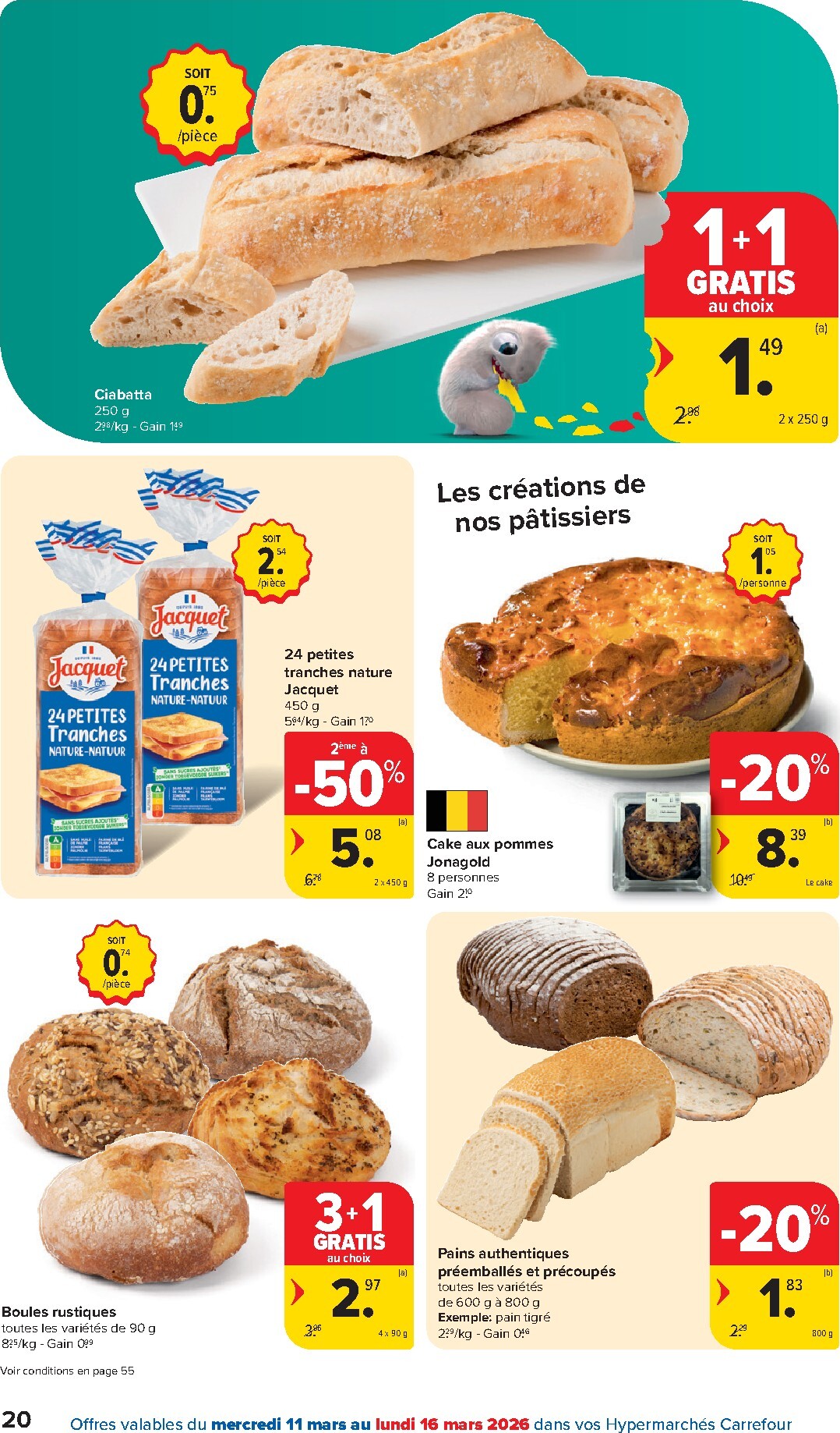 carrefour - De Carrefour Hypermarchés folder geldig vanaf 11/03/2026 t/m 23/03/2026 - page: 20