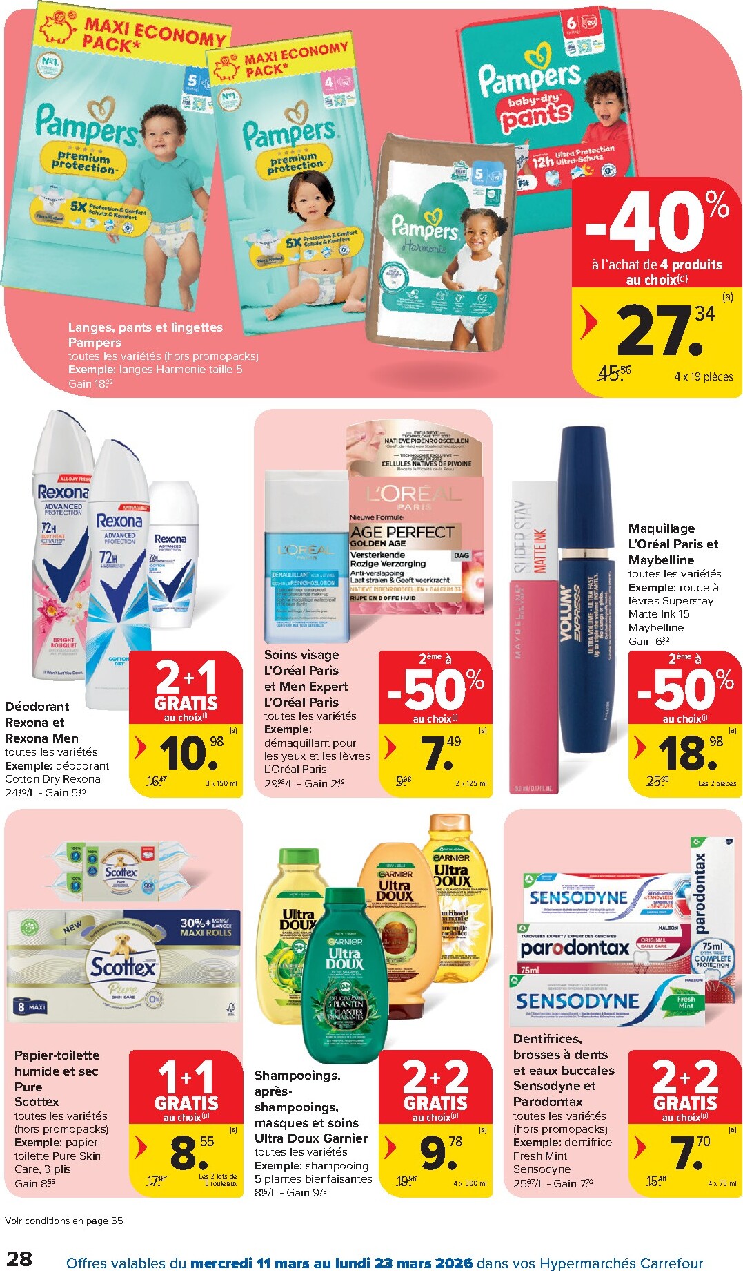 carrefour - De Carrefour Hypermarchés folder geldig vanaf 11/03/2026 t/m 23/03/2026 - page: 28