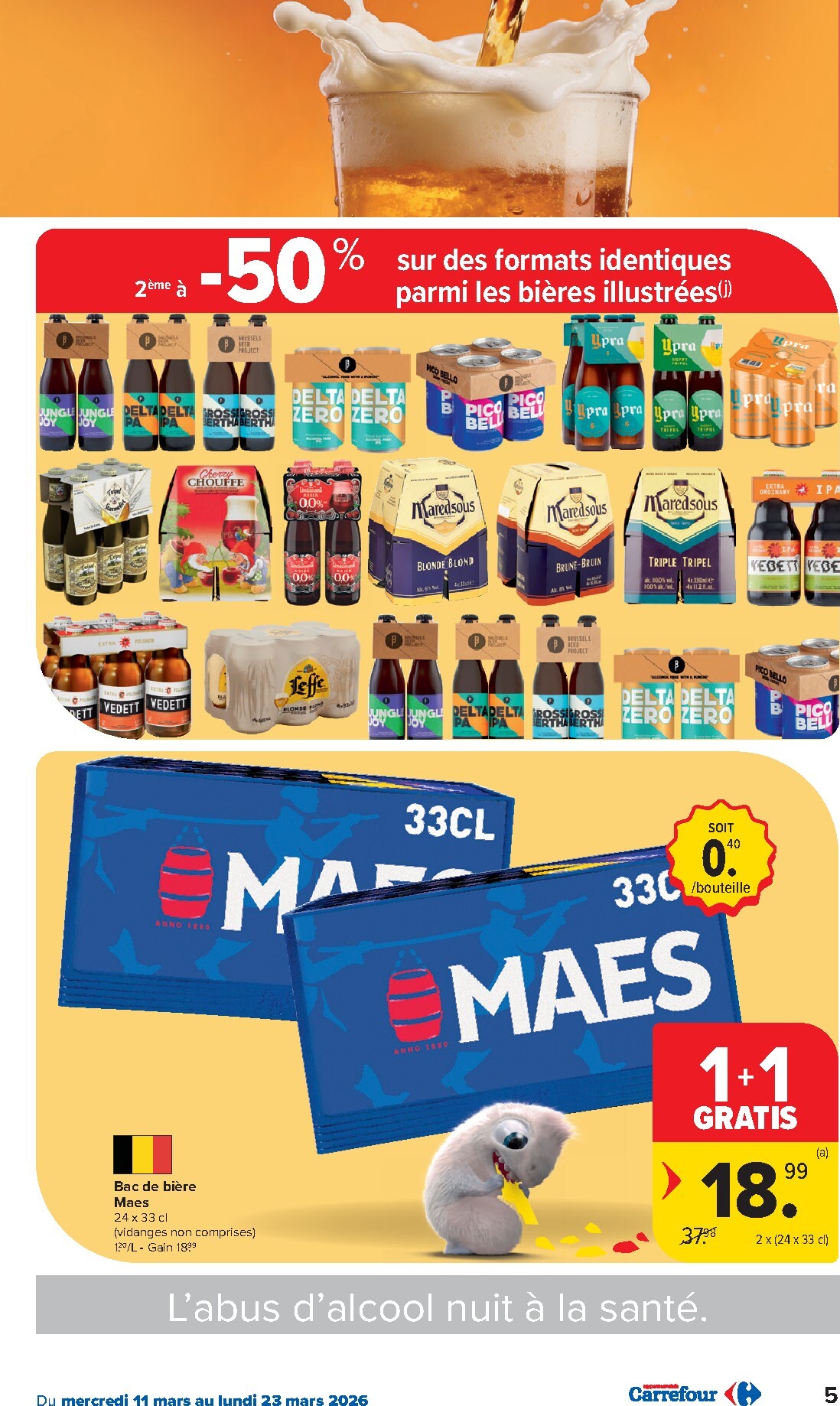 carrefour - De Carrefour Hypermarchés folder geldig vanaf 11/03/2026 t/m 23/03/2026 - page: 5