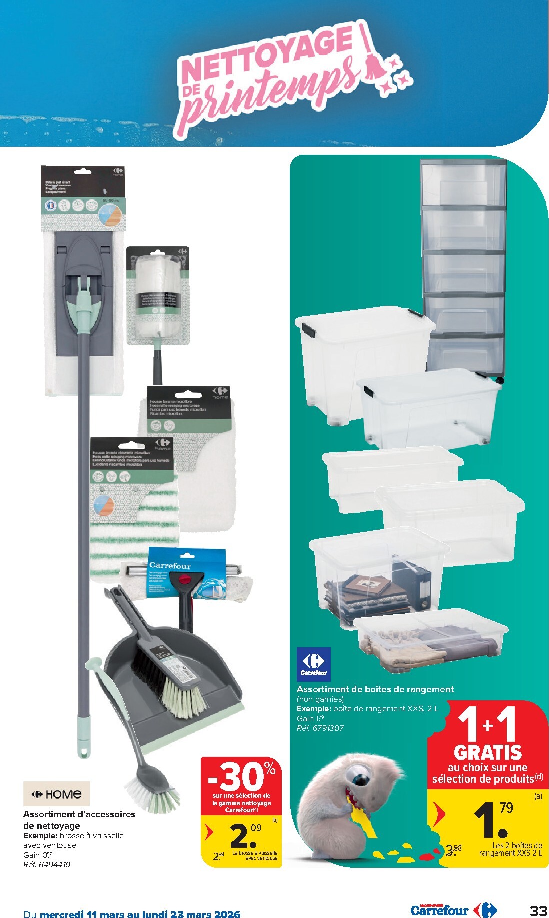 carrefour - De Carrefour Hypermarchés folder geldig vanaf 11/03/2026 t/m 23/03/2026 - page: 33
