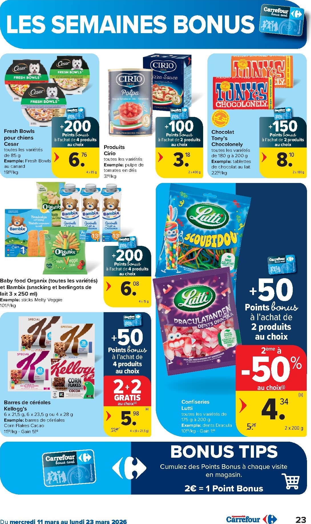 carrefour - De Carrefour Hypermarchés folder geldig vanaf 11/03/2026 t/m 23/03/2026 - page: 23