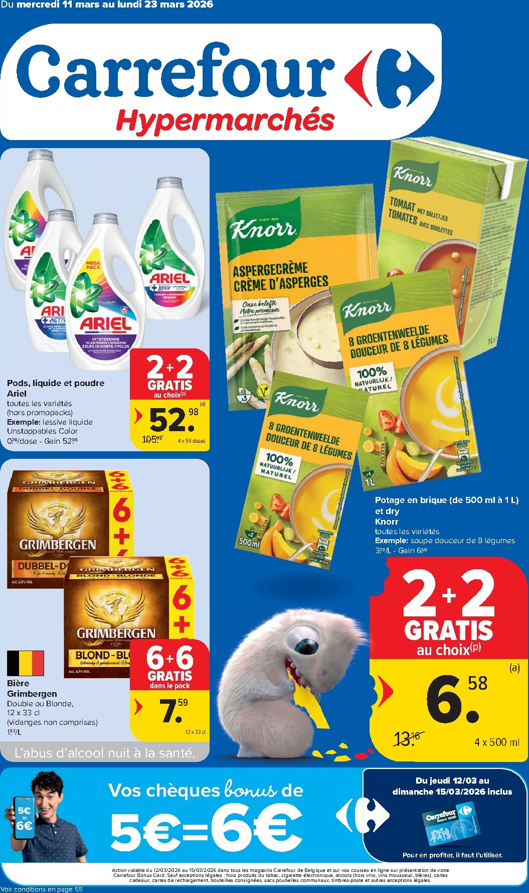 carrefour - De Carrefour Hypermarchés folder geldig vanaf 11/03/2026 t/m 23/03/2026