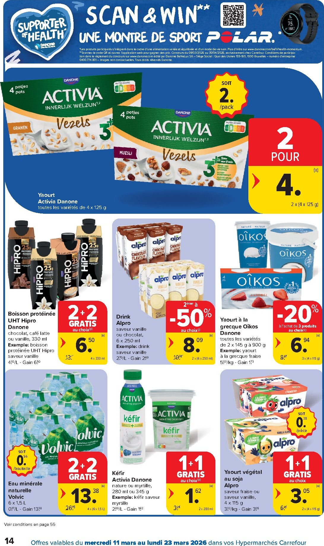 carrefour - De Carrefour Hypermarchés folder geldig vanaf 11/03/2026 t/m 23/03/2026 - page: 14