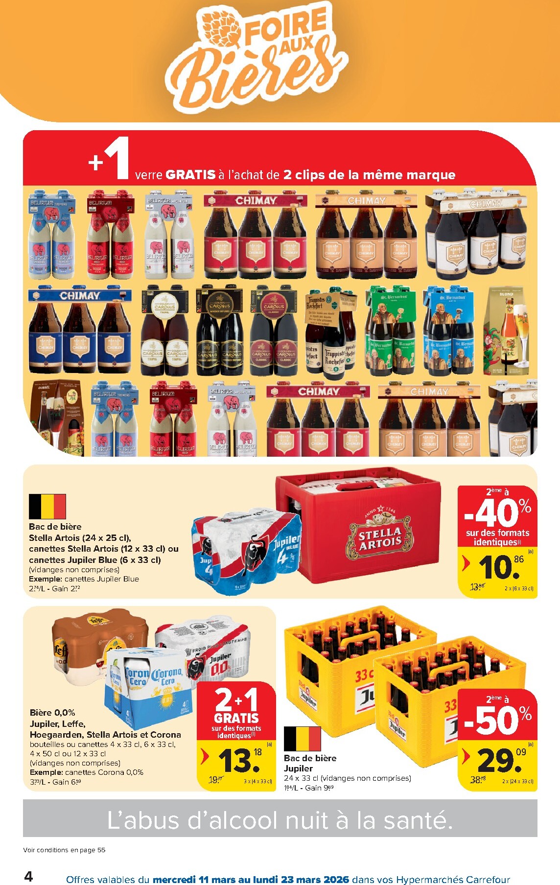carrefour - De Carrefour Hypermarchés folder geldig vanaf 11/03/2026 t/m 23/03/2026 - page: 4
