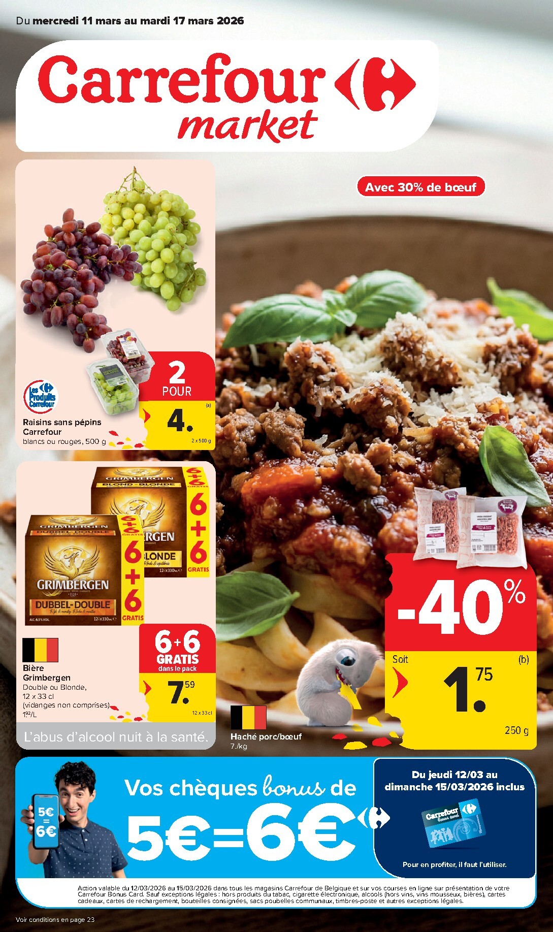 carrefour - De Carrefour Market folder geldig vanaf 11/03/2026 t/m 17/03/2026