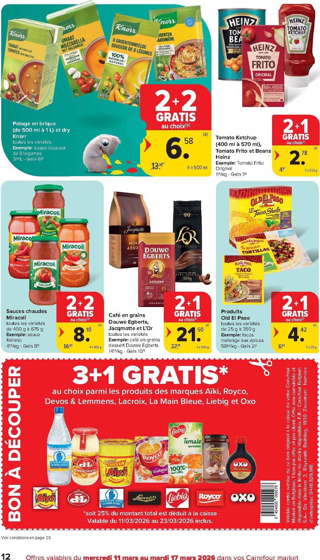 carrefour - De Carrefour Market folder geldig vanaf 11/03/2026 t/m 17/03/2026 - page: 12