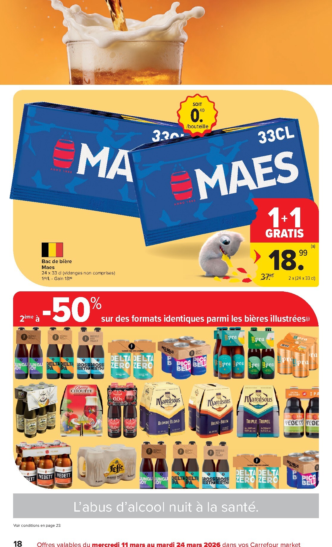 carrefour - De Carrefour Market folder geldig vanaf 11/03/2026 t/m 17/03/2026 - page: 18