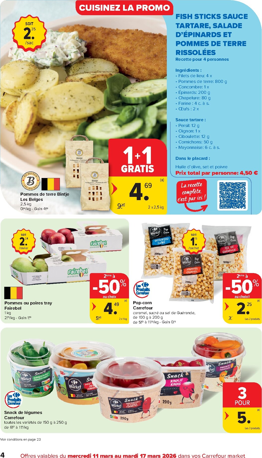 carrefour - De Carrefour Market folder geldig vanaf 11/03/2026 t/m 17/03/2026 - page: 4