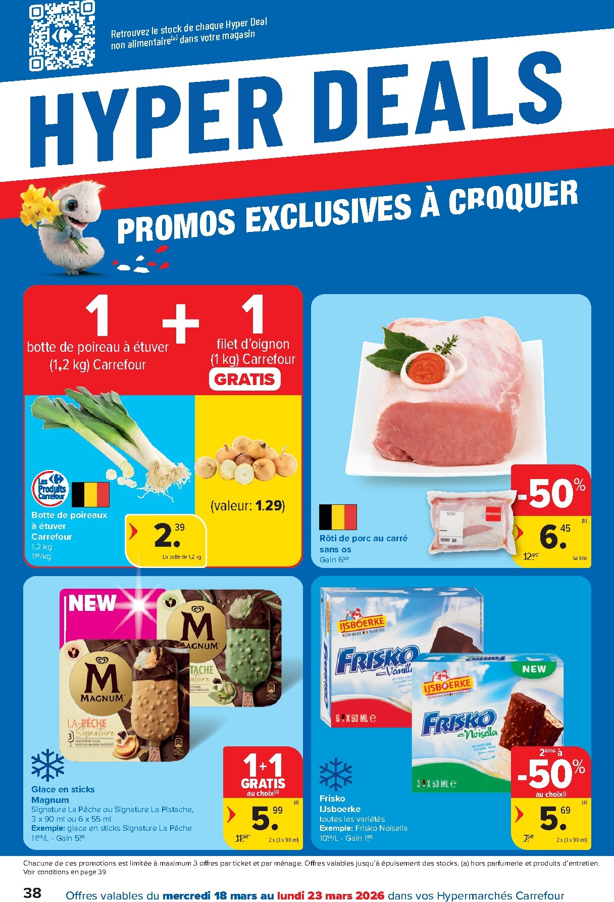 carrefour - De Carrefour Hypermarchés folder geldig vanaf 18/03/2026 t/m 30/03/2026 - page: 38