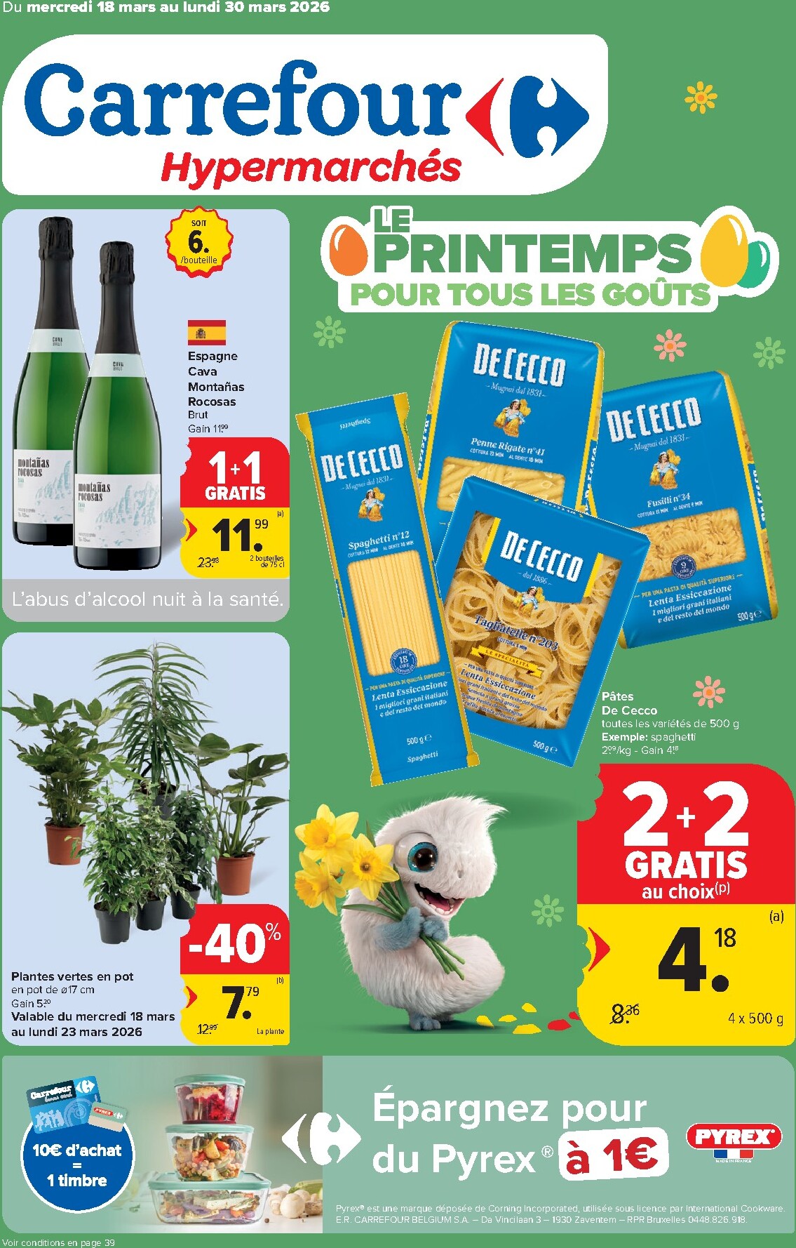 carrefour - De Carrefour Hypermarchés folder geldig vanaf 18/03/2026 t/m 30/03/2026