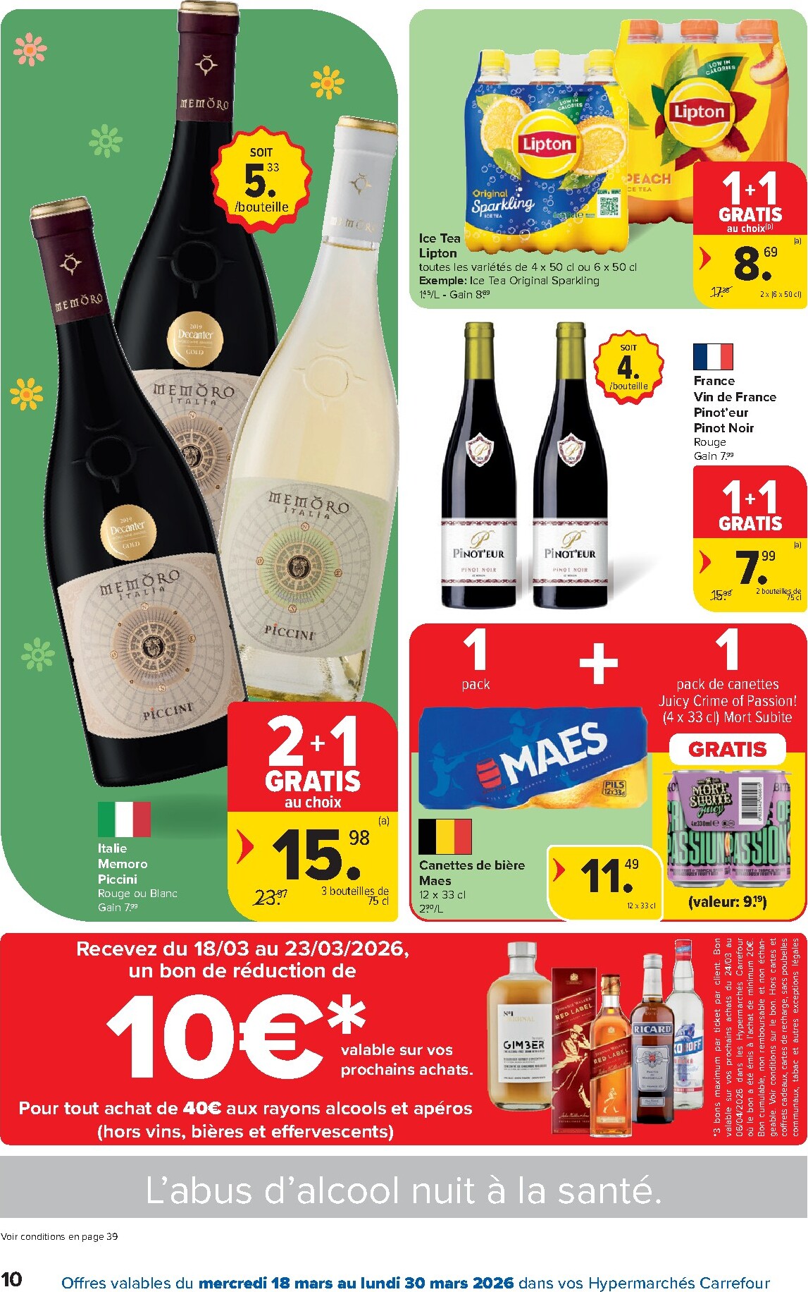 carrefour - De Carrefour Hypermarchés folder geldig vanaf 18/03/2026 t/m 30/03/2026 - page: 10