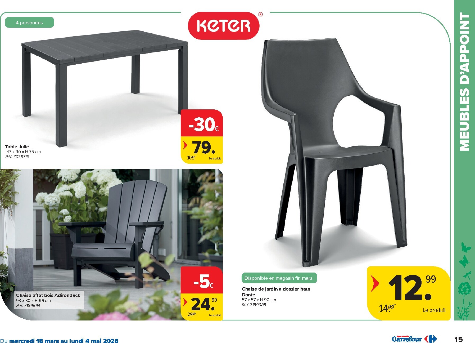 carrefour - De Carrefour Hypermarchés - Goutons au Meilleur du Jardin folder geldig vanaf 18/03/2026 t/m 04/05/2026 - page: 15