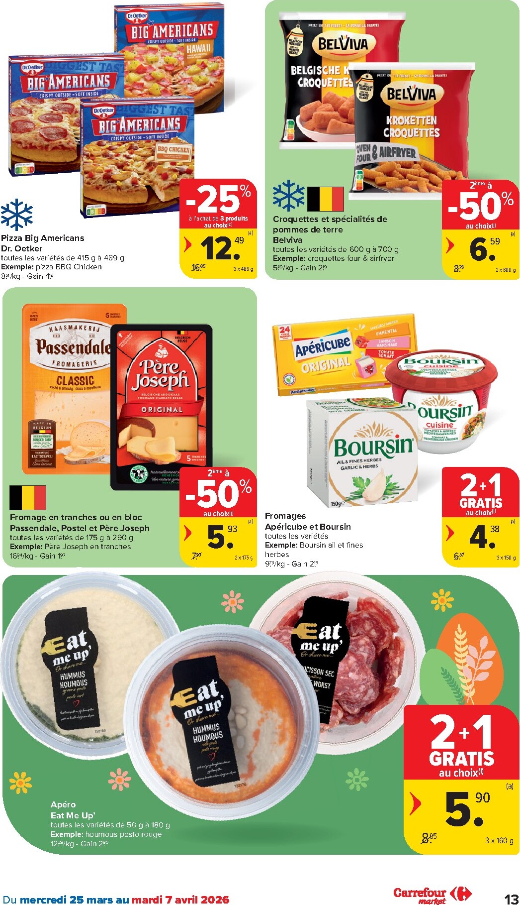 carrefour - De Carrefour Market folder geldig vanaf 25/03/2026 t/m 07/04/2026 - page: 13