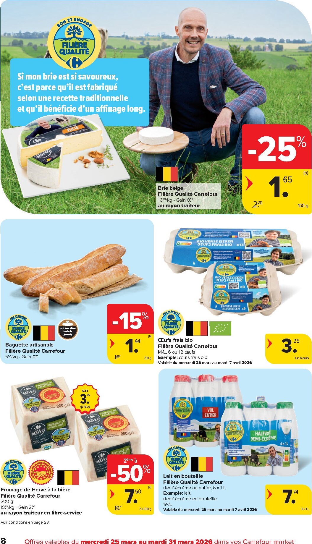carrefour - De Carrefour Market folder geldig vanaf 25/03/2026 t/m 07/04/2026 - page: 8